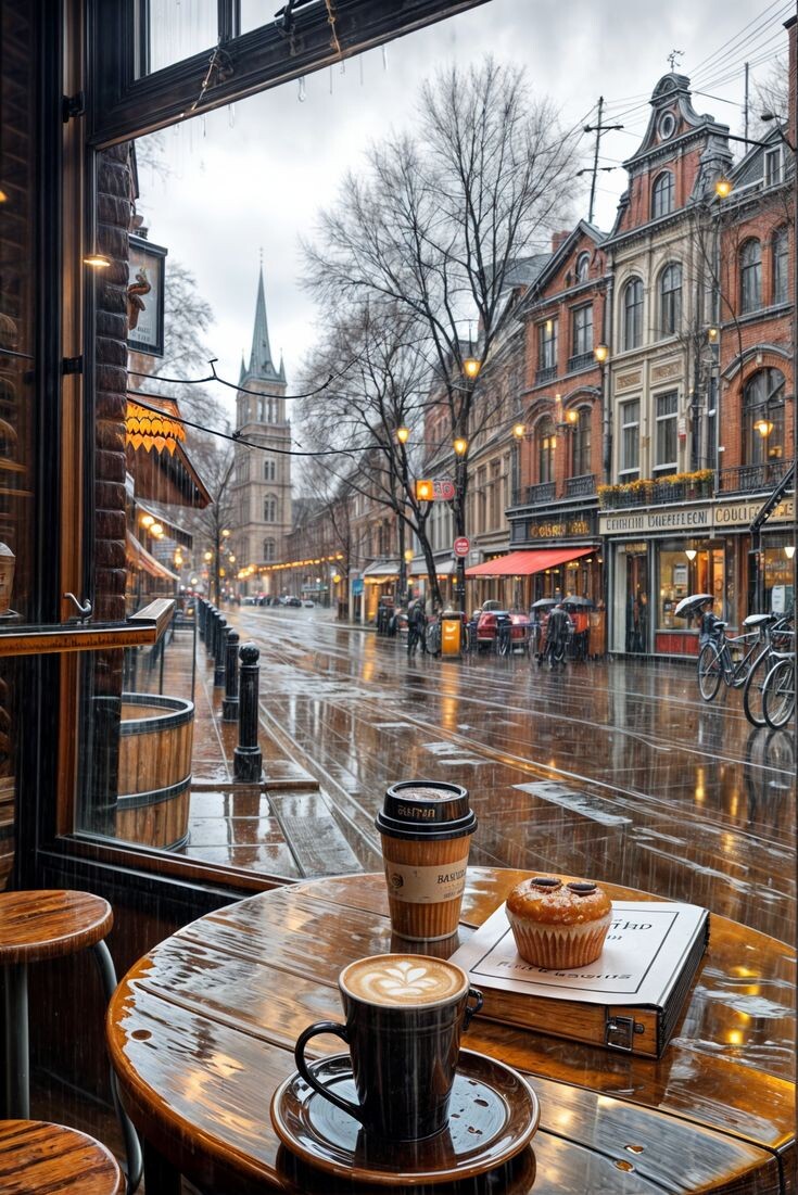 Frühstück, Stadtcafé, Europa, HD-Hintergrundbilder, Handy