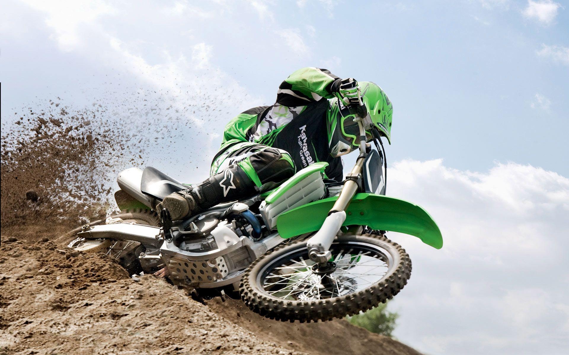 Kawasaki, Motocross, Motorrad, Bild, Offroad, 1920x1200 HD Desktop