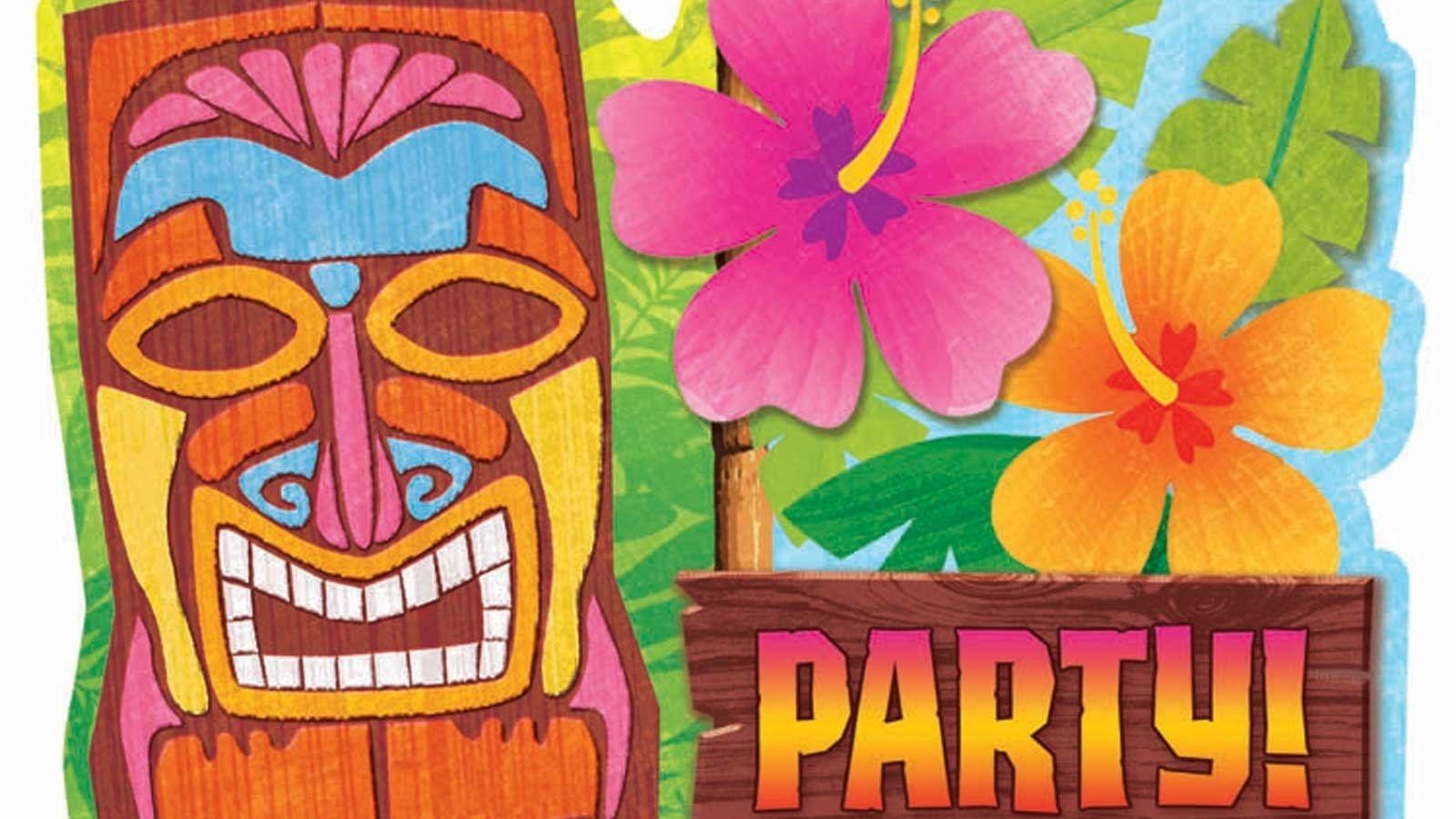 Luau Einladungen, kostenlos, Party Einladung, Hintergrund, Design, 1600x900 HD Desktop