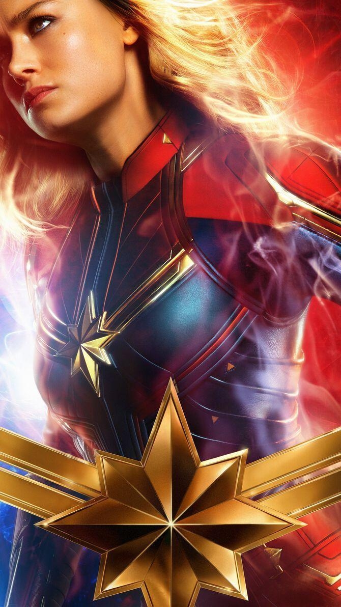 Captain Marvel, 2019, Handy, Avengers, Comics, 670x1200 HD Handy