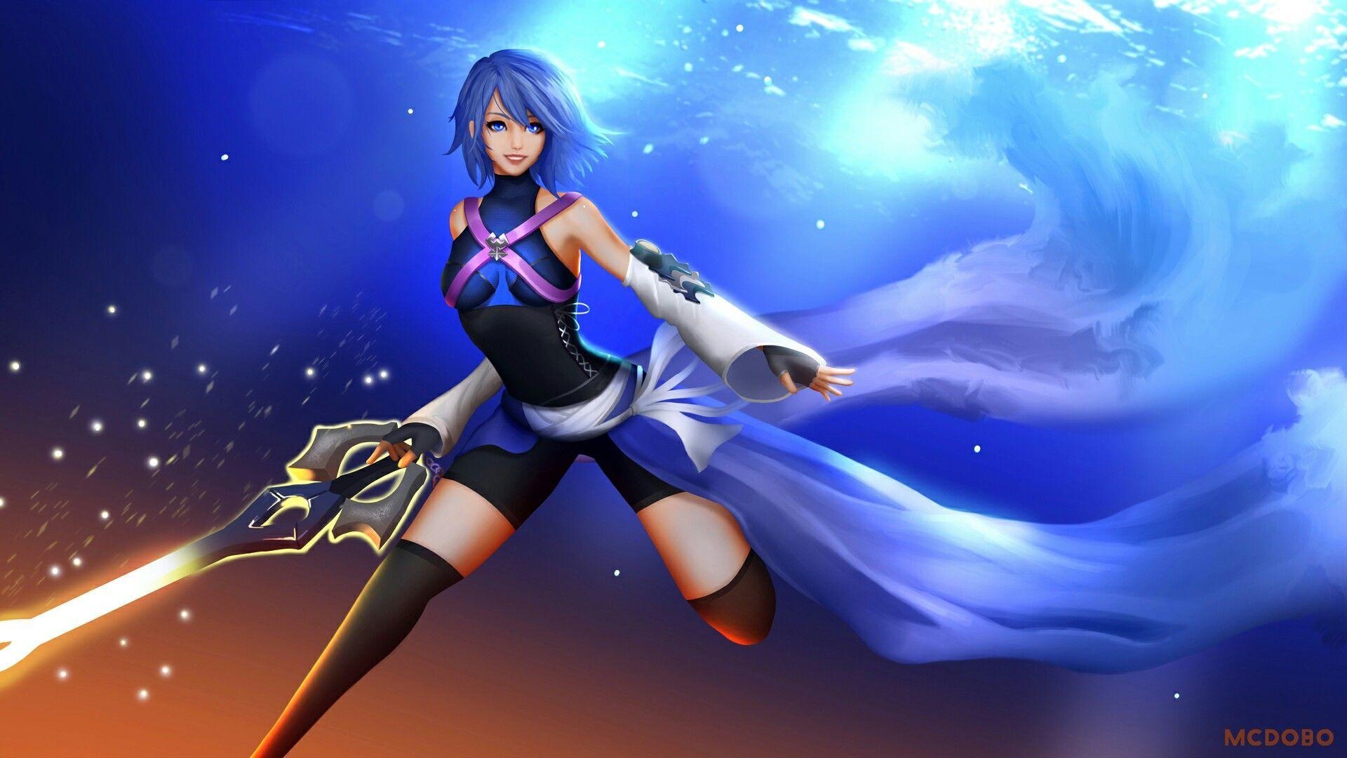 Aqua, Kingdom Hearts, Gaming, RPG, Fantasy, 1920x1080 Full HD Desktop