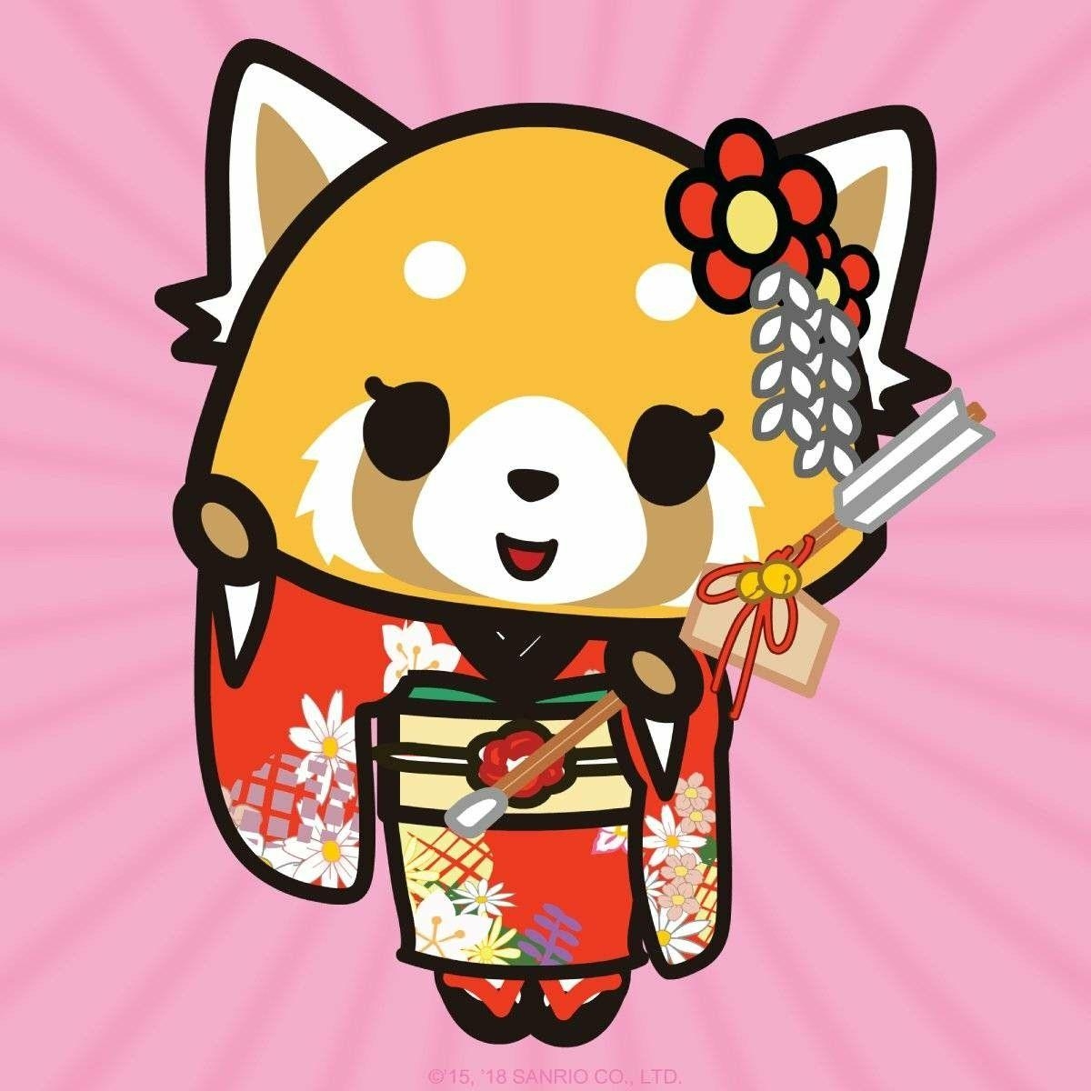 Bestes Aggretsuko Bild, Sanrio, Anime, Kawaii, Rotpanda, 1200x1200 HD Handy