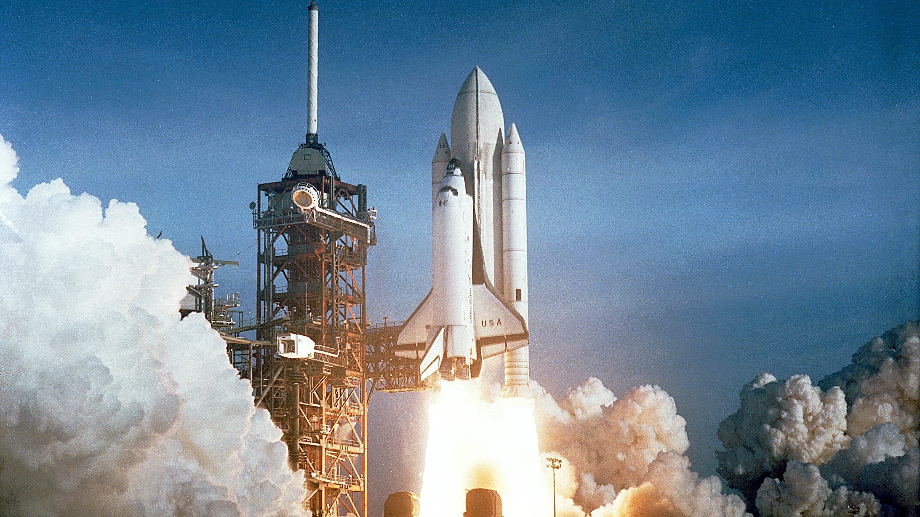 Space Shuttle, Start, Raumfahrt, NASA, Launch, 3000x1690 HD Desktop