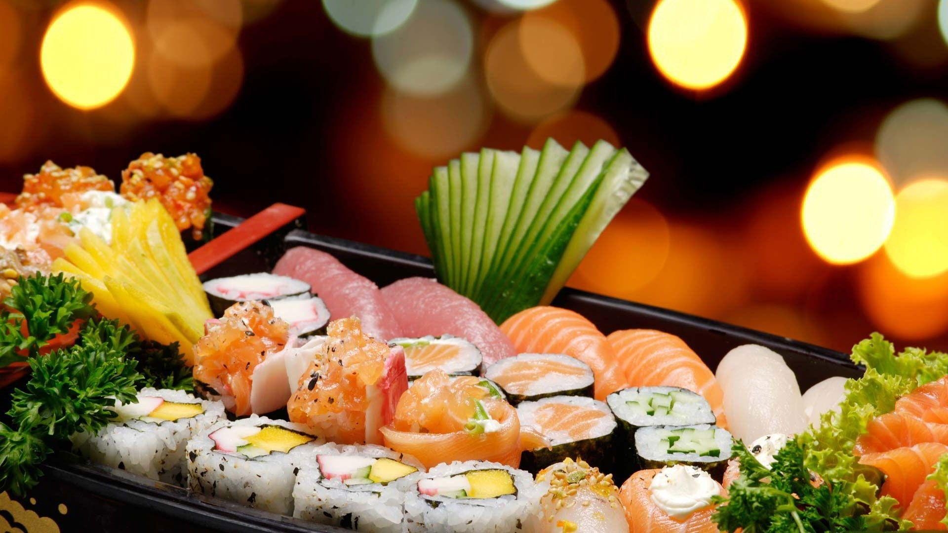 Sushi, Kunstvoll, Kreativ, Kulinarisch, Japanisch, 1920x1080 Full HD Desktop