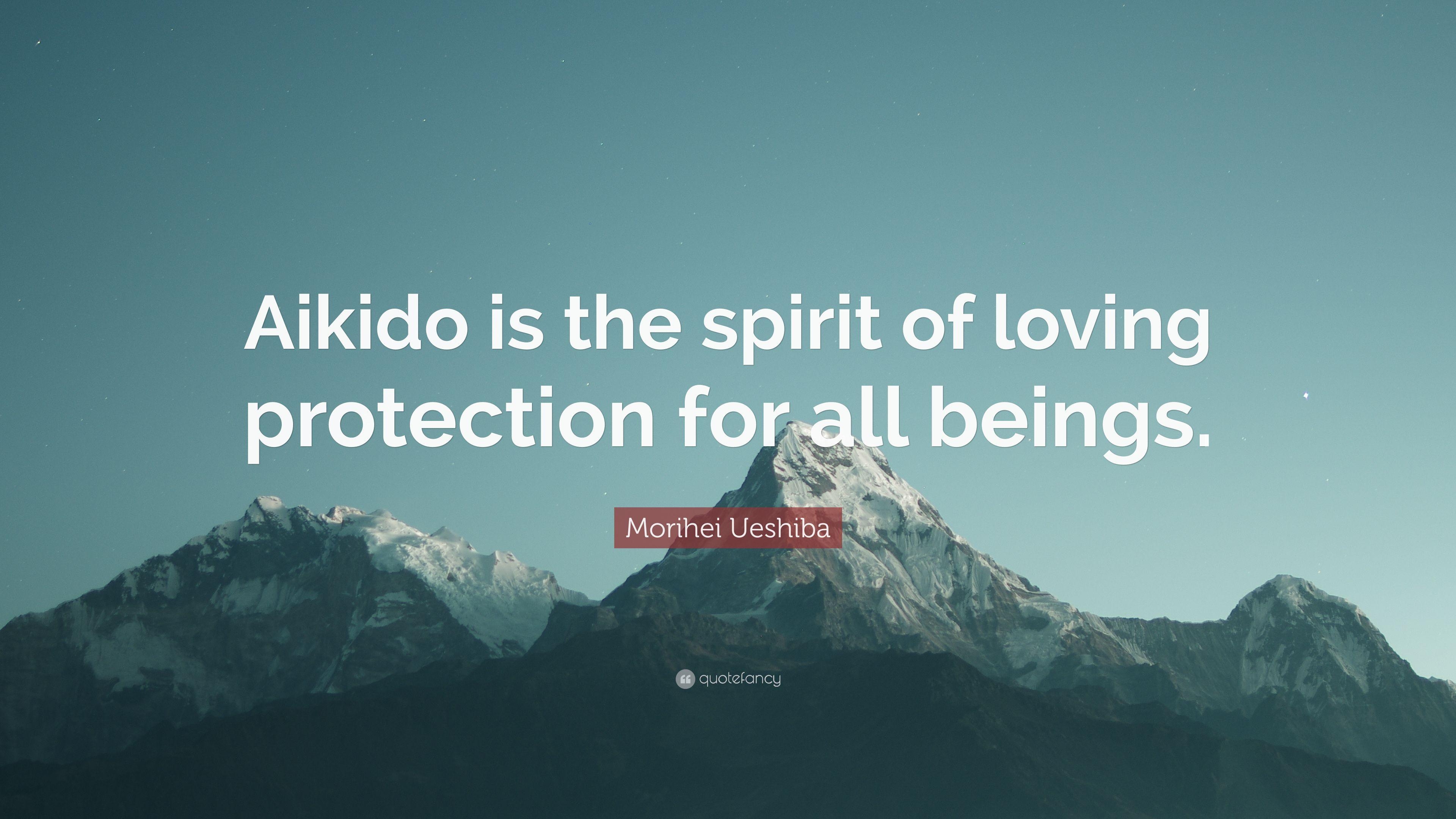 Aikido, Morihei Ueshiba, Zitat, Liebe, Kampfsport, 3840x2160 4K Desktop