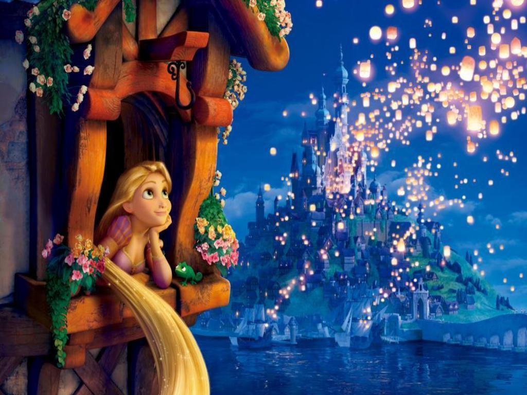 Tangled, Hintergrund, Cartoon, Disney, Abenteuer, 1030x770 HD Desktop