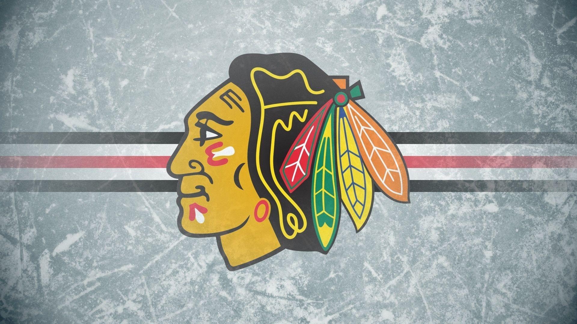 Chicago Blackhawks, Laptop, Live, Eishockey, Logo, 1920x1080 Full HD Desktop