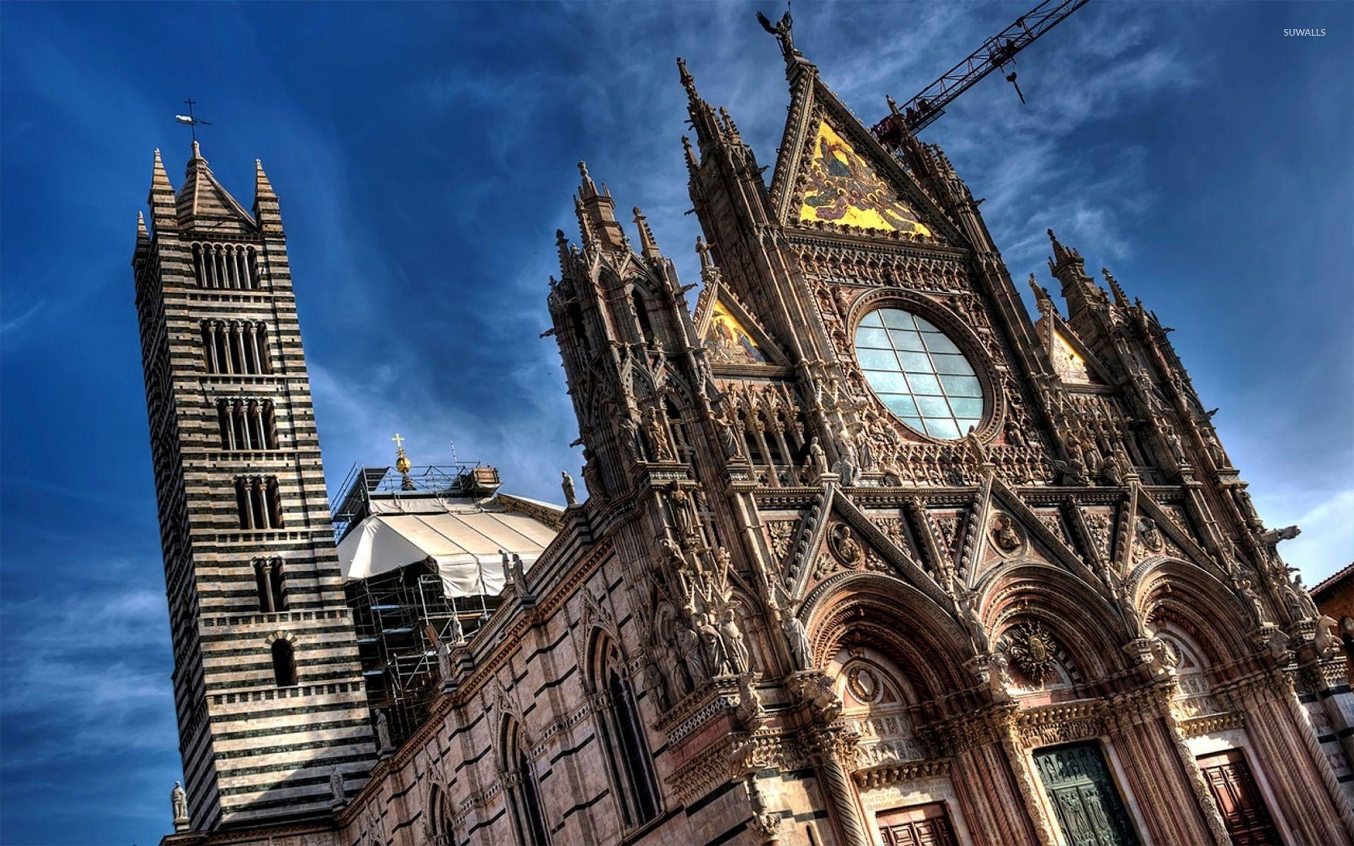 Siena, Kathedrale, Italien, Baukunst, Stadtbild, 1920x1200 HD Desktop