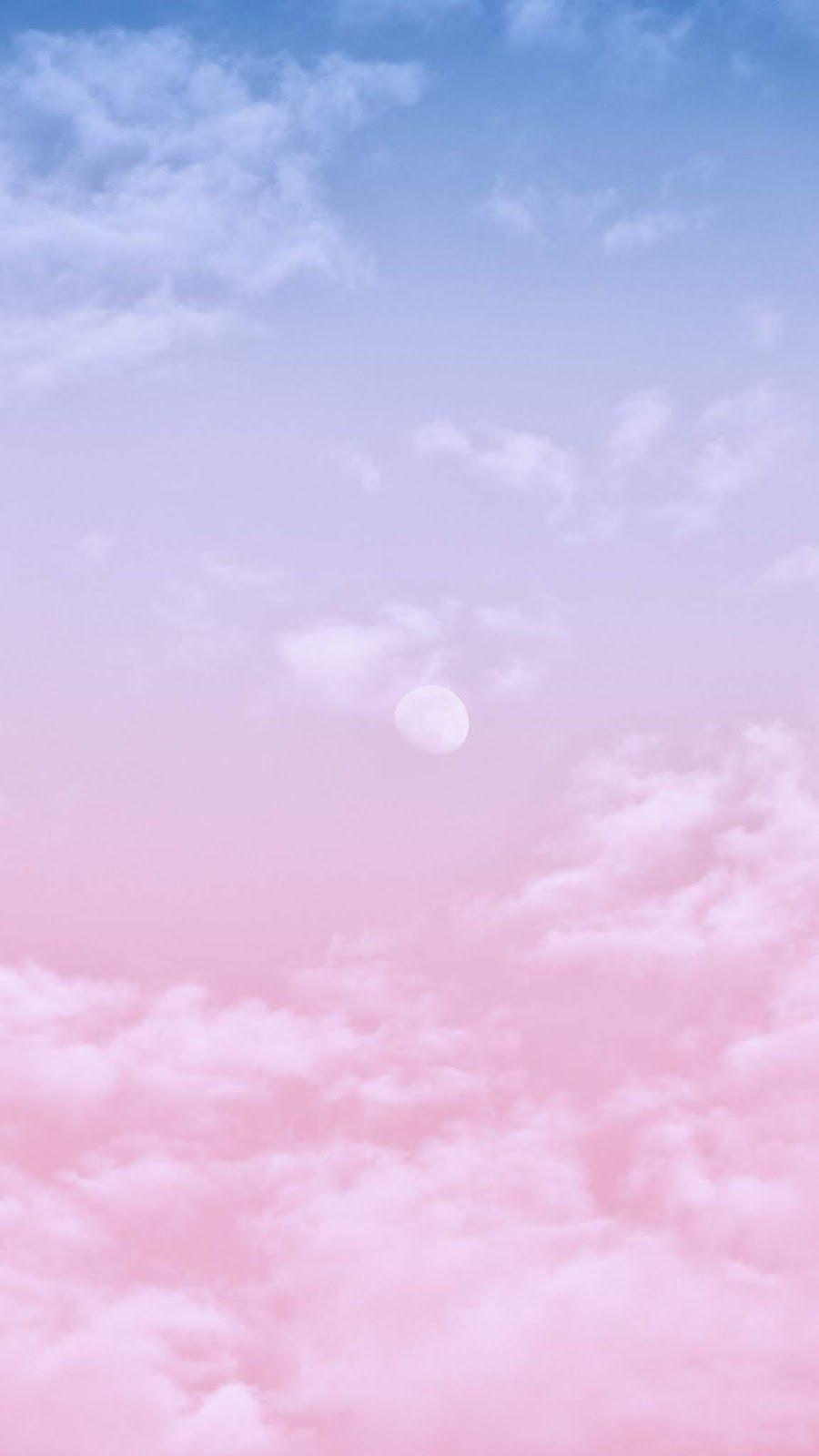 Wolken, Natur, rosa Wolken, Gradient, Himmel, 900x1600 HD Handy