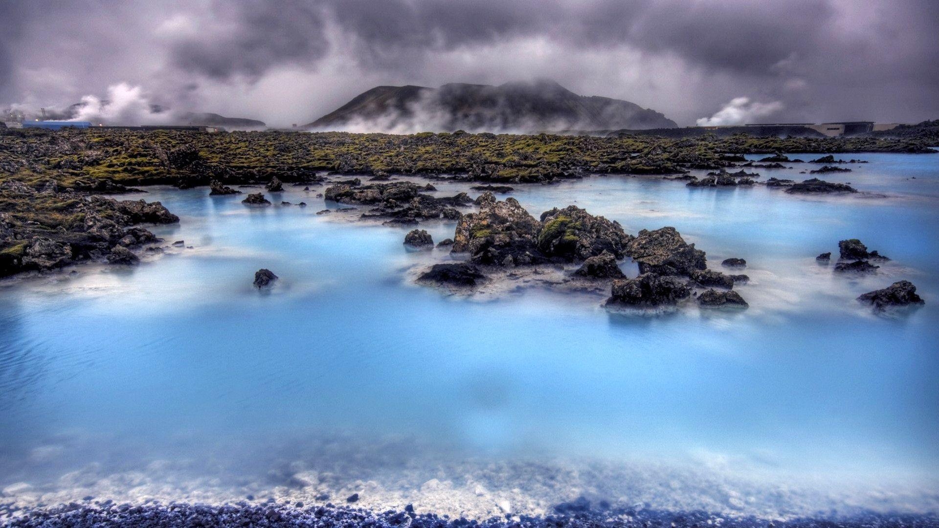 Lagune, Natur, blau, Wasser, idyllisch, 1920x1080 Full HD Desktop