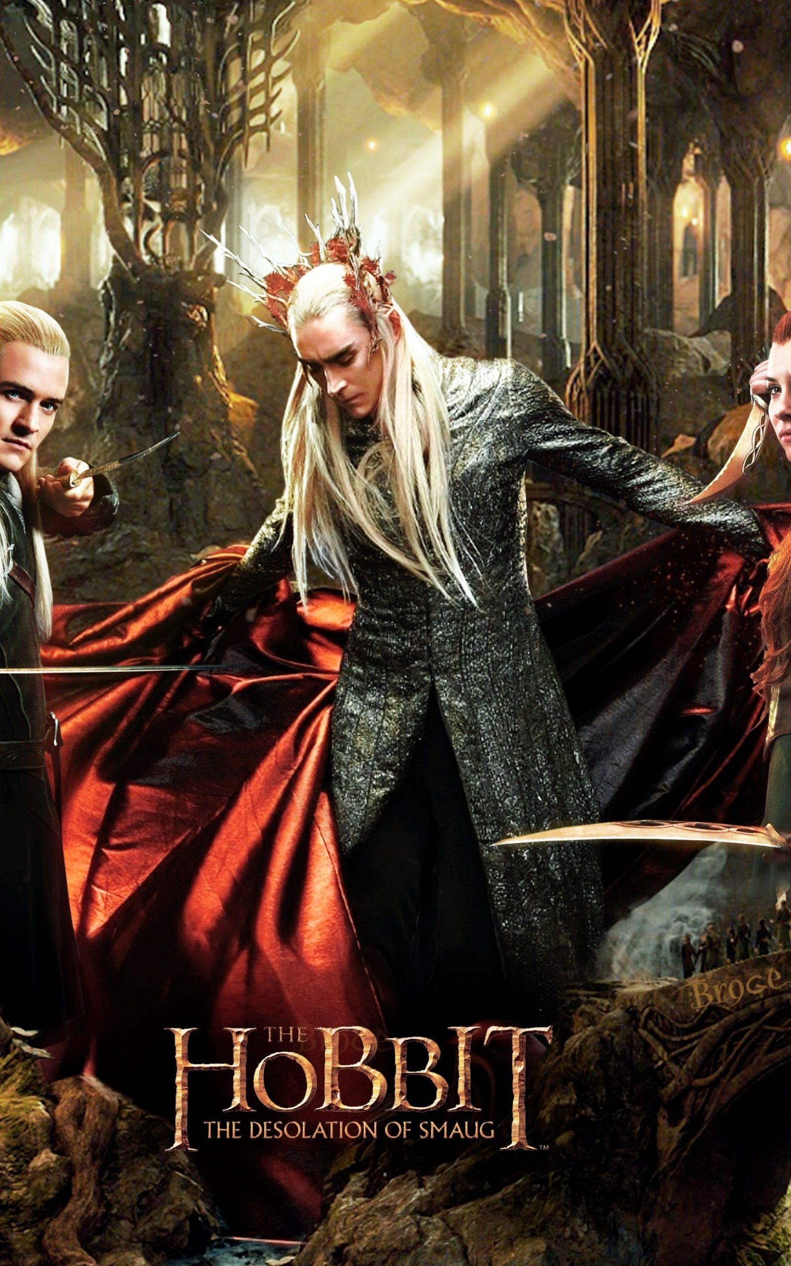 Thranduil Legolas, Tauriel, Hobbit, Bild, Elfen, 1600x2560 HD Handy