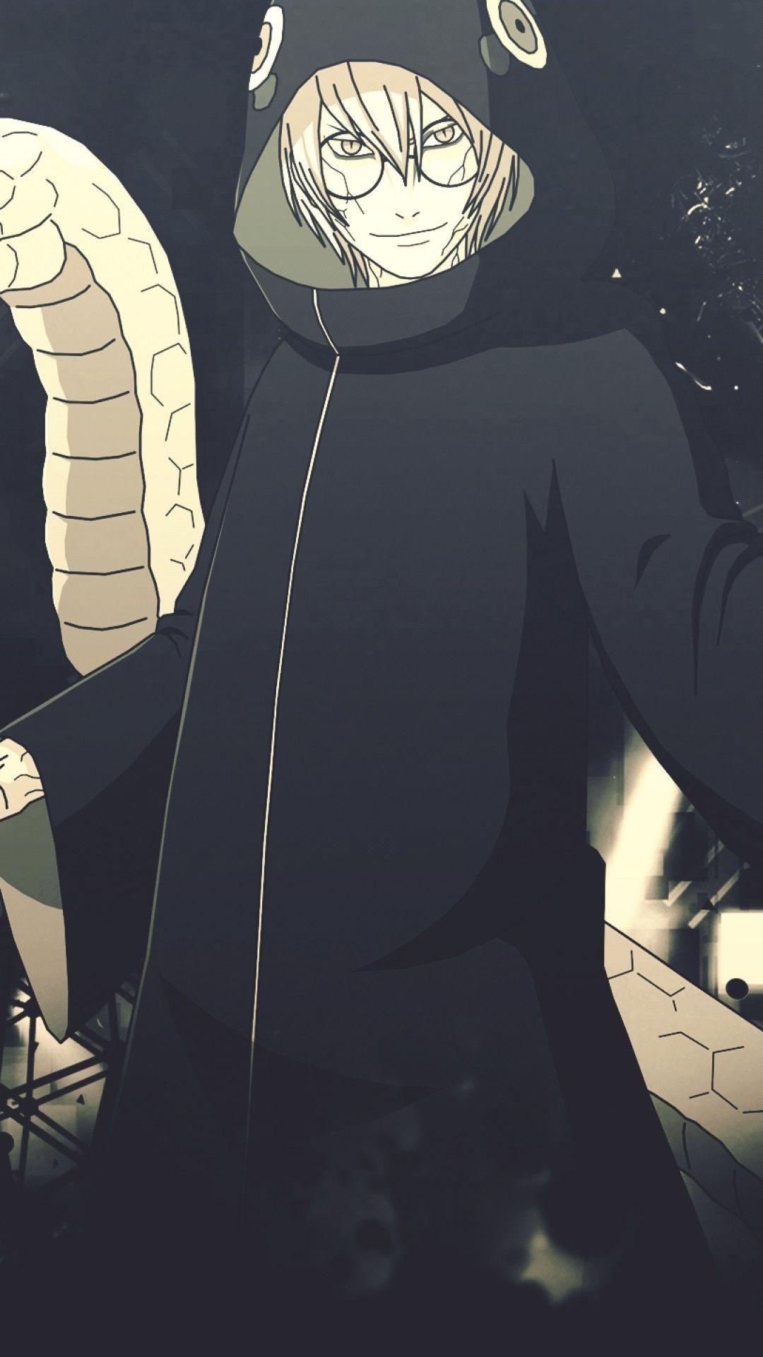 Kabuto Yakushi, Wallpapers, Anime, Naruto, Mangastil, 1080x1920 Full HD Handy