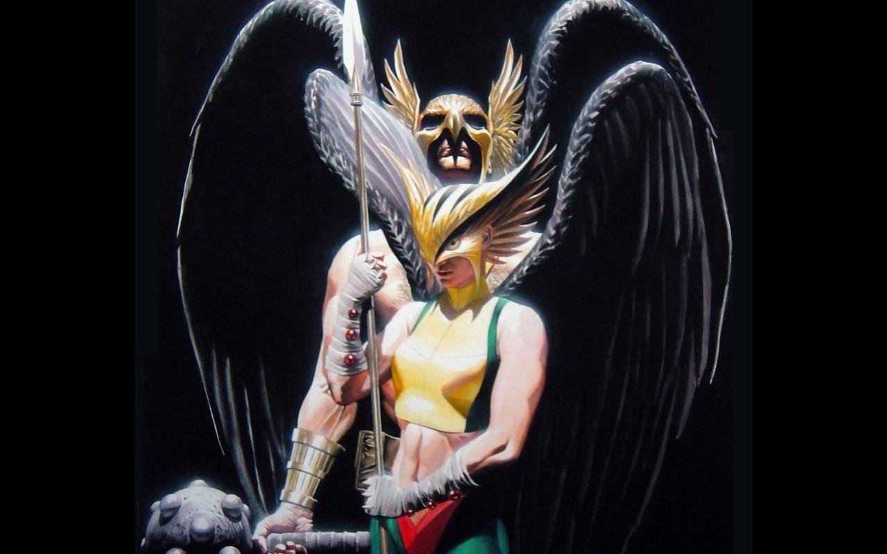 Hawkgirl Comic, Justice League, Hintergrund, Batgirl, 1280x800 HD Desktop