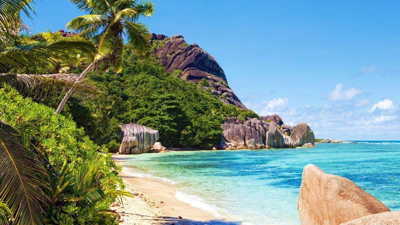 Seychellen Insel, HD Hintergrund, Urlaub, Fotografie, Reisen, 1370x770 HD Desktop