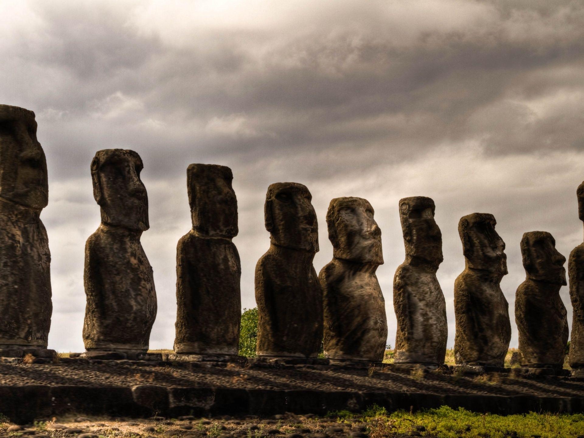 Osterinsel, Moai, Bild, 1440, Wandbild, 1920x1440 HD Desktop