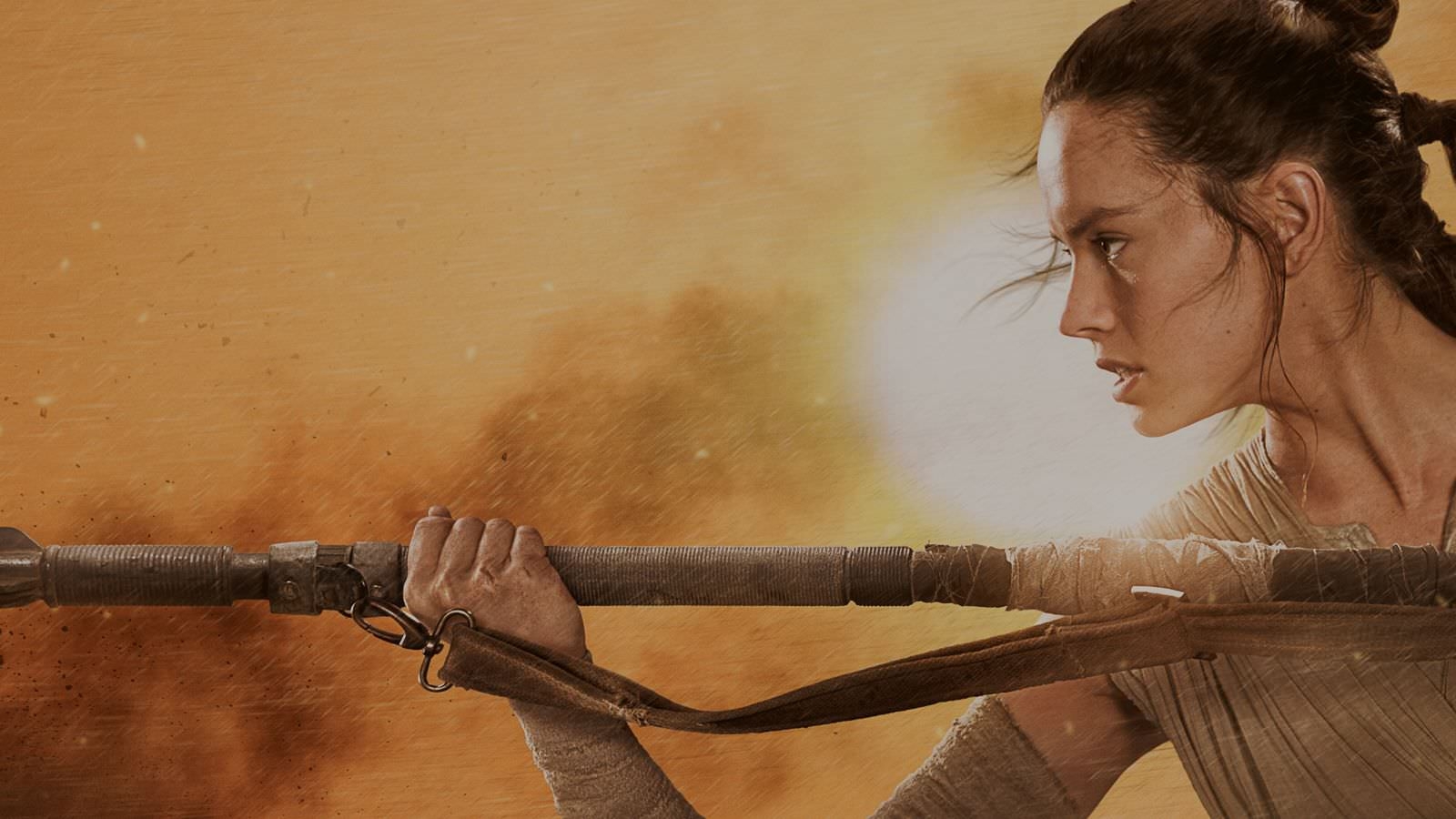 Rey, Star Wars, Film, Daisy Ridley, HD, 1600x900 HD Desktop