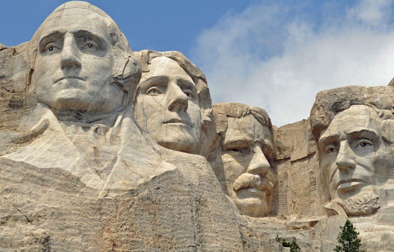 Mount Rushmore, Felsen, USA, Präsidenten, Süd Dakota, 1340x850 HD Desktop