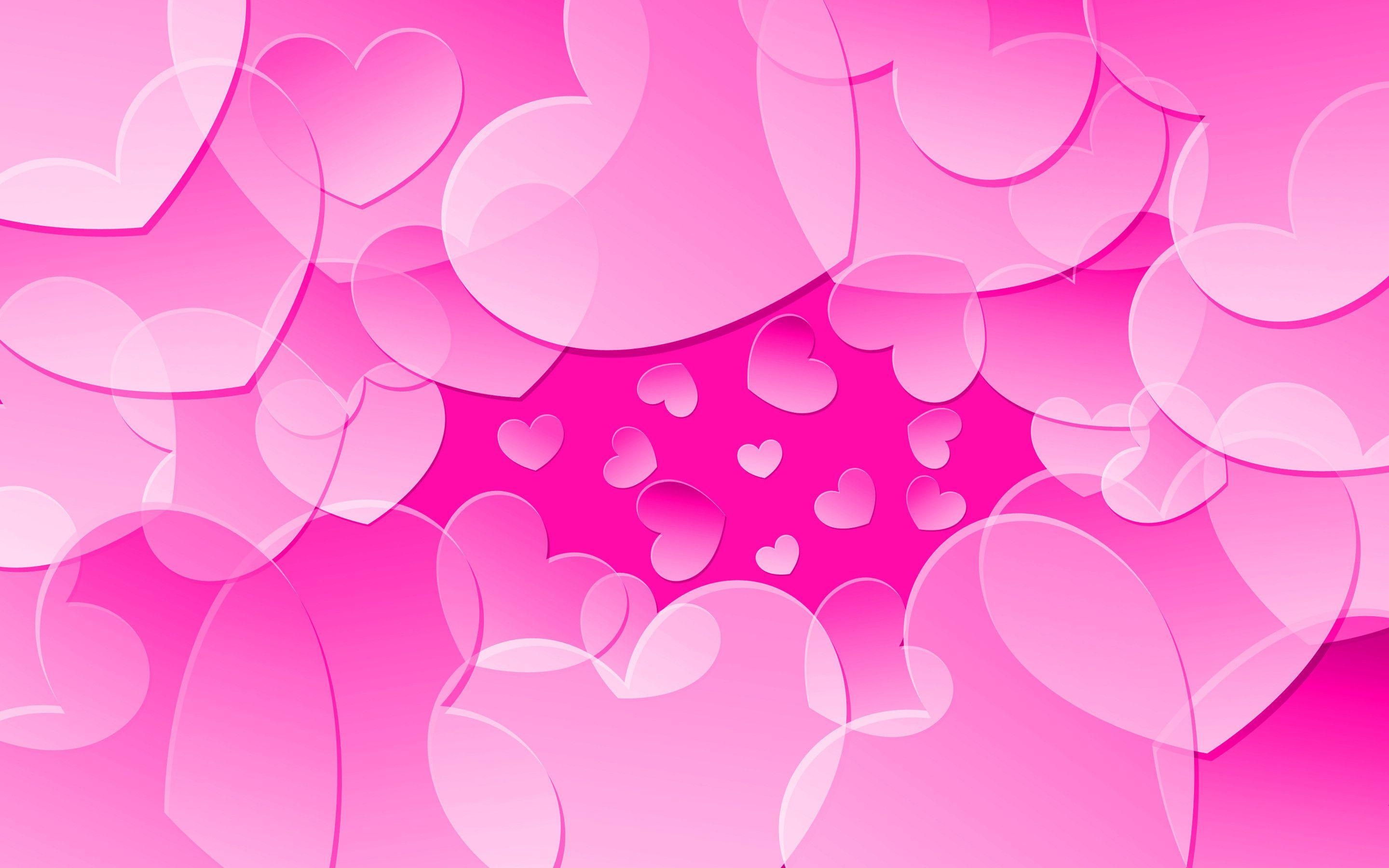 Herz, rosa, zart, Romantik, Pastell, 2880x1800 HD Desktop