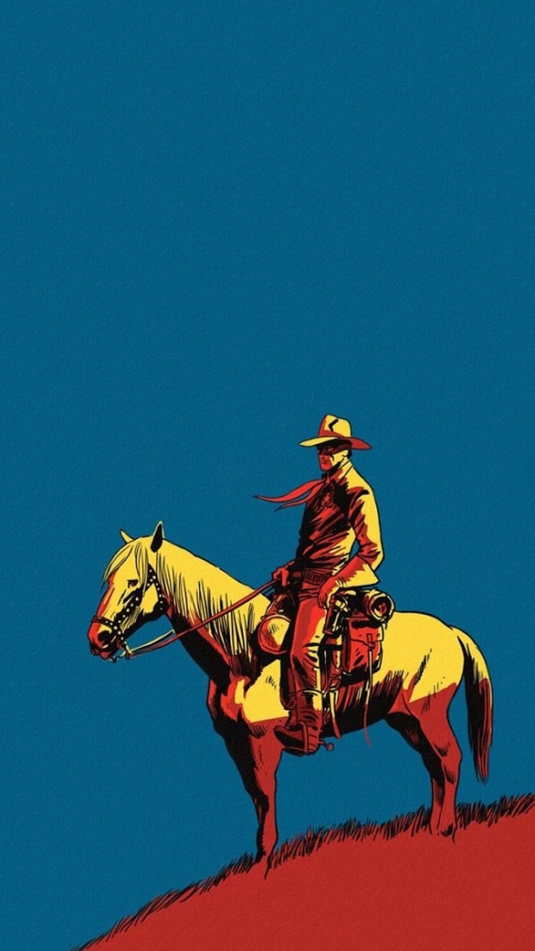 The Lone Ranger, Rotes Gras, Download, Hintergrund, Bild, 1080x1920 Full HD Handy