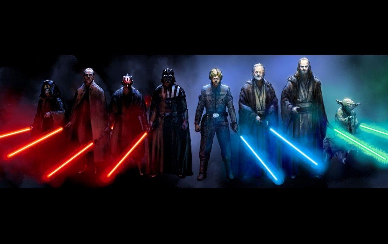 Jedi, Sith, Star Wars, Sith und Jedi, 1280x810 HD Desktop