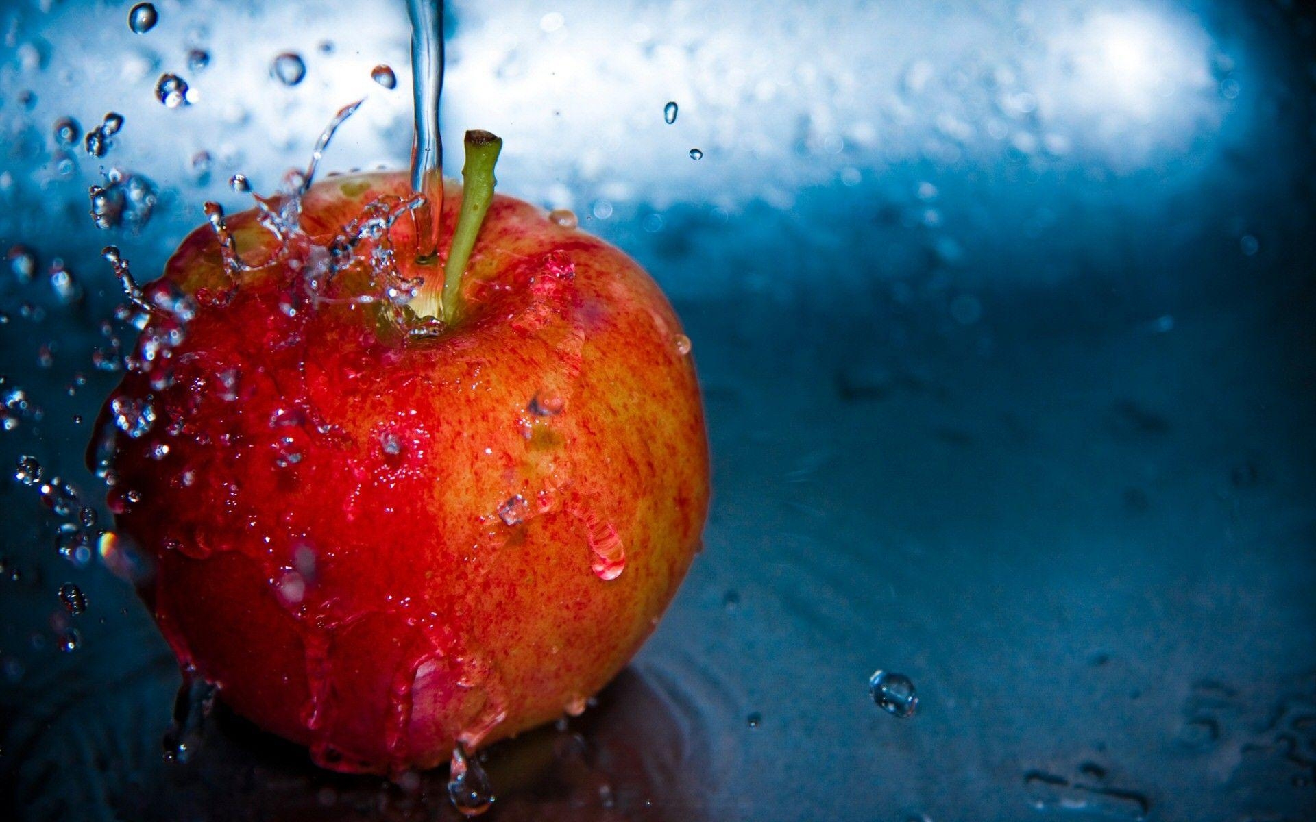 Roter Apfel, Frucht, Hintergrund, Obst, Saftig, 1920x1200 HD Desktop