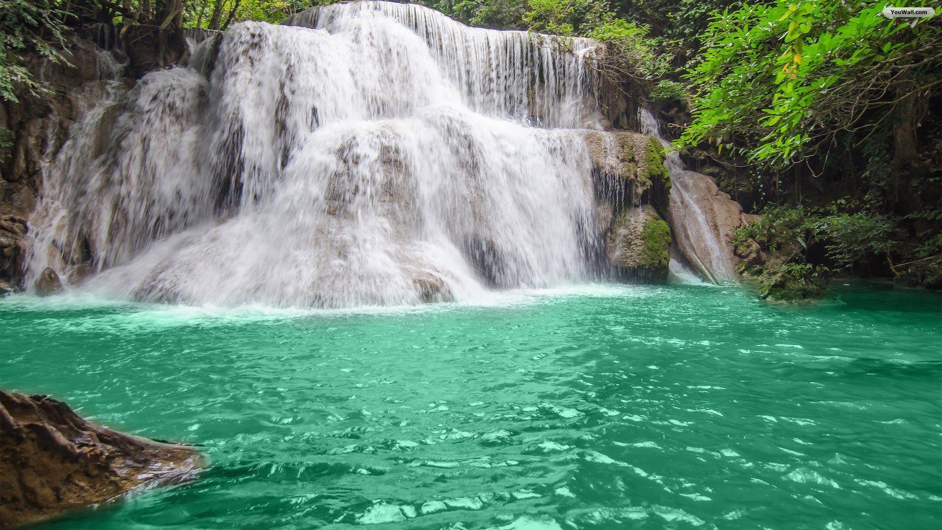 Wasserfall, Natur, Hintergrundbild, Erfrischung, Landschaft, 1920x1080 Full HD Desktop