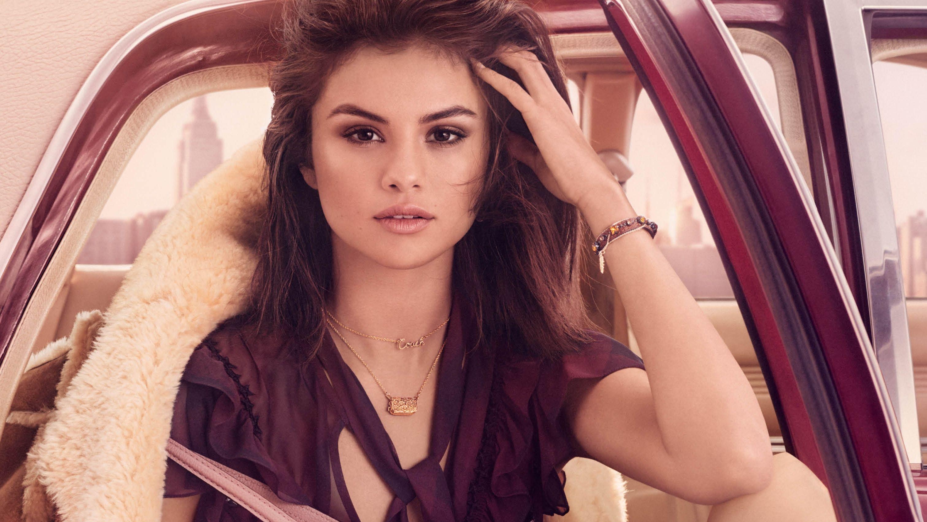 Selena Gomez, Coach, Kampagne, Prominente, Mode, 3030x1700 HD Desktop