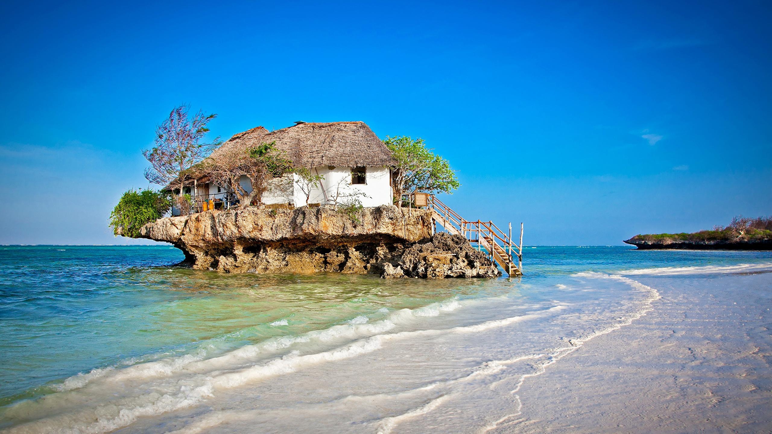 Zanzibar, Tansania, Meer, Natur, Tropen, 2560x1440 HD Desktop