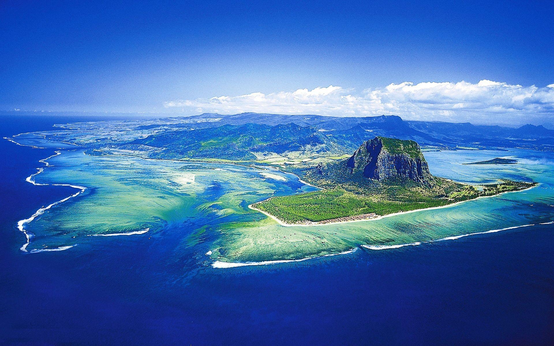 Mauritius, Indischer Ozean, Palmen, Traumstrand, Urlaub, 1920x1200 HD Desktop