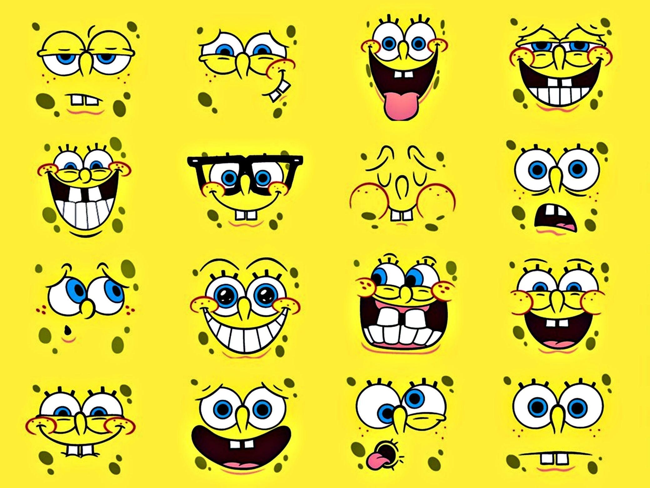 SpongeBob, Zeichentrickfigur, TV-Hit, Gelb, Unterwasserwelt, 2080x1560 HD Desktop