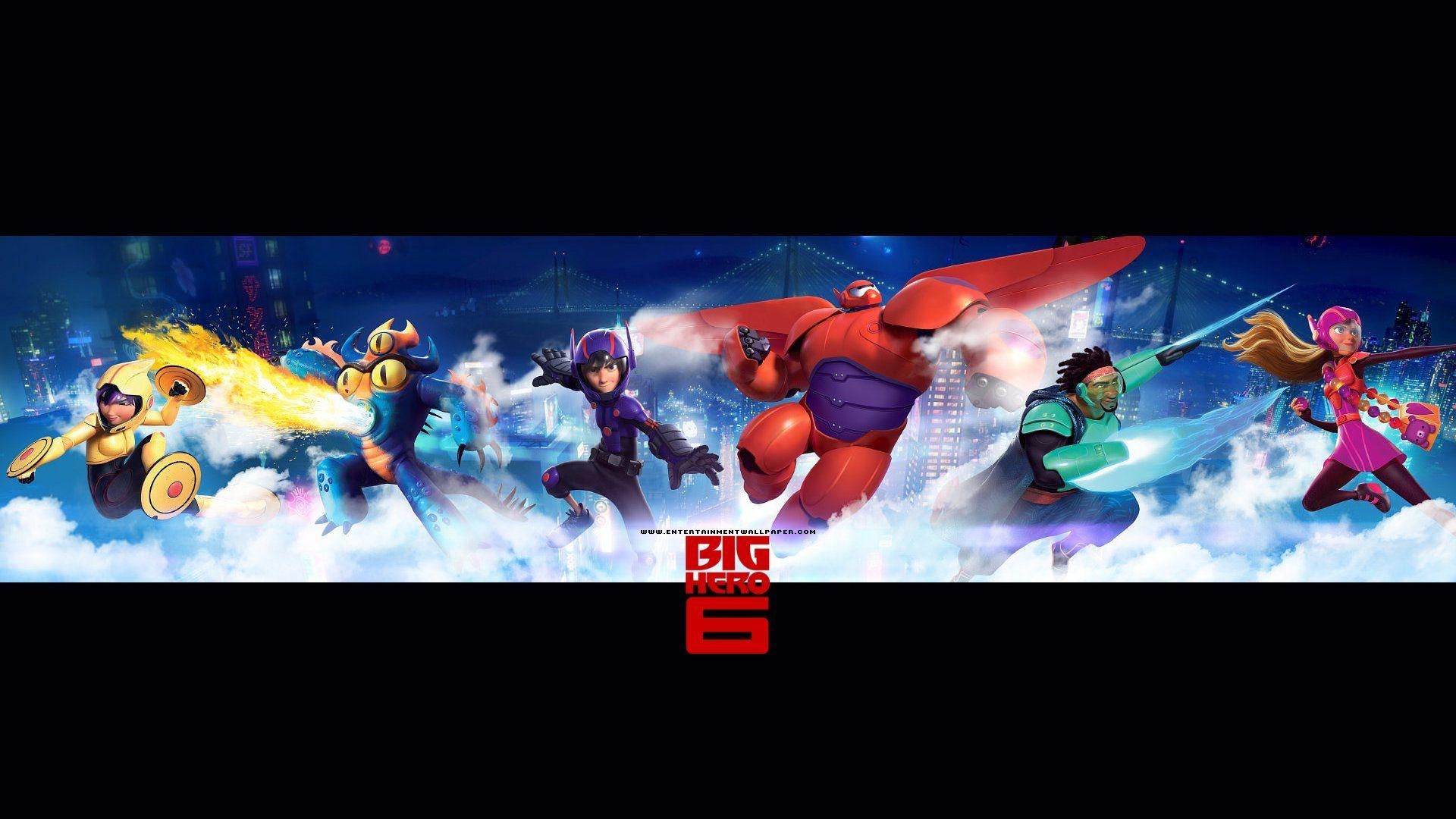 Big Hero 6, Helden, Animation, Abenteuer, Disney, 1920x1080 Full HD Desktop