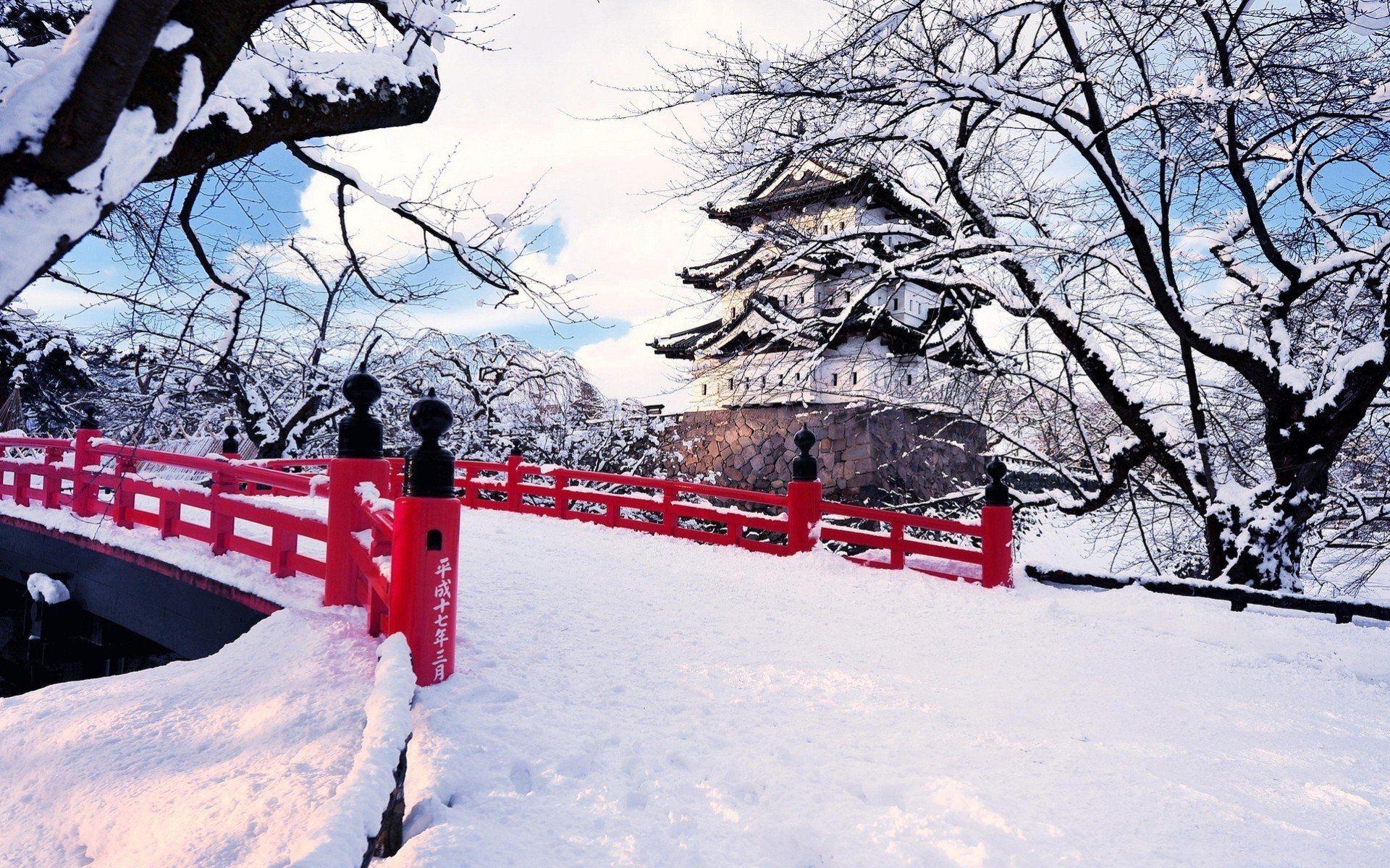 Japan Schnee, Winter, Tapete, 1920x1200 HD Desktop