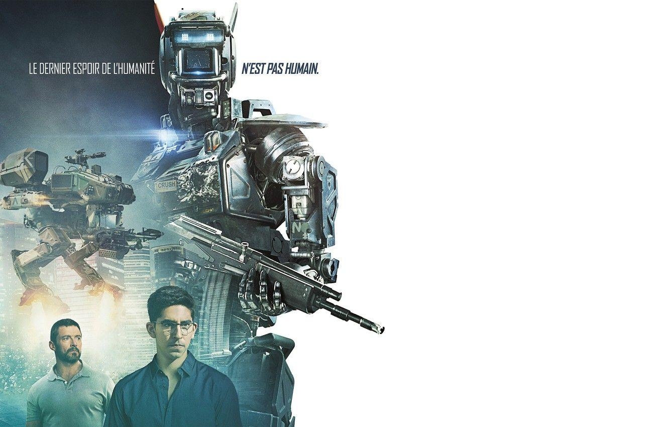 Chappie, Waffen, Roboter, Poster, Hugh, 1340x850 HD Desktop