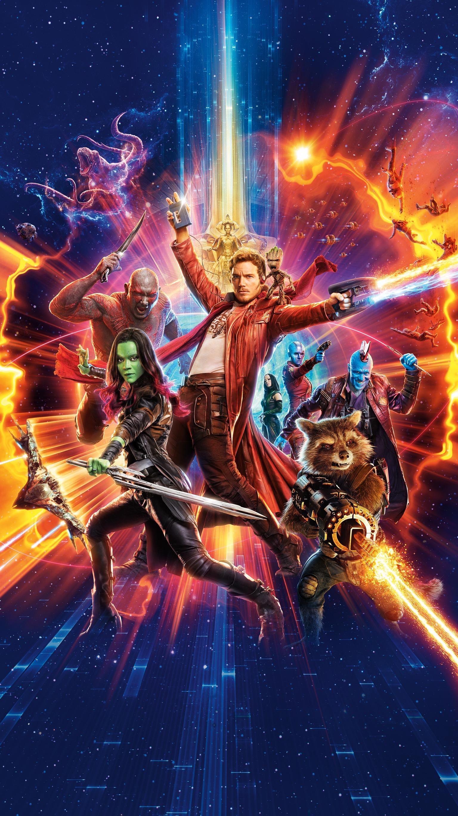 Guardians of the Galaxy, Vol 2, 2017, Handy, Hintergrund, 1540x2740 HD Handy