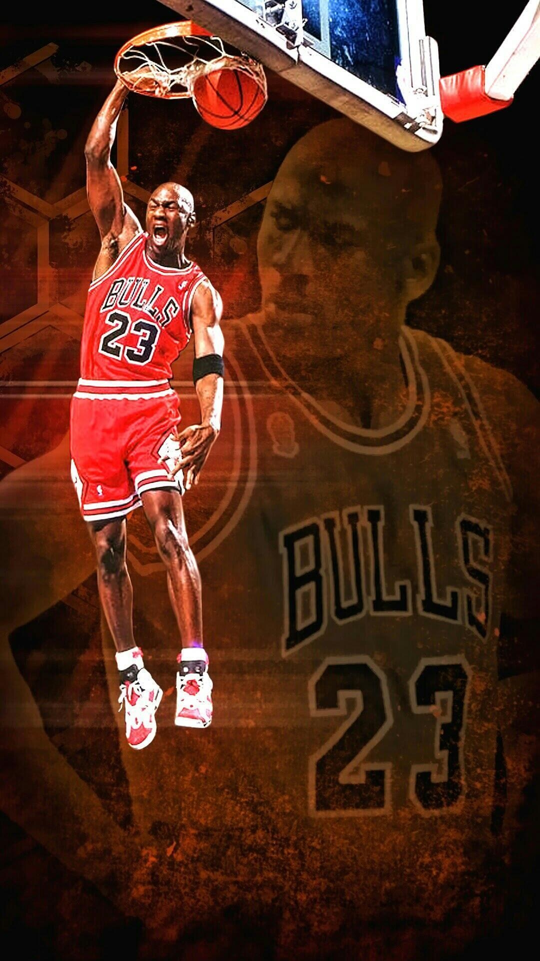 Michael Jordan, Android, Basketball, Tapete, Sport, 1080x1920 Full HD Handy