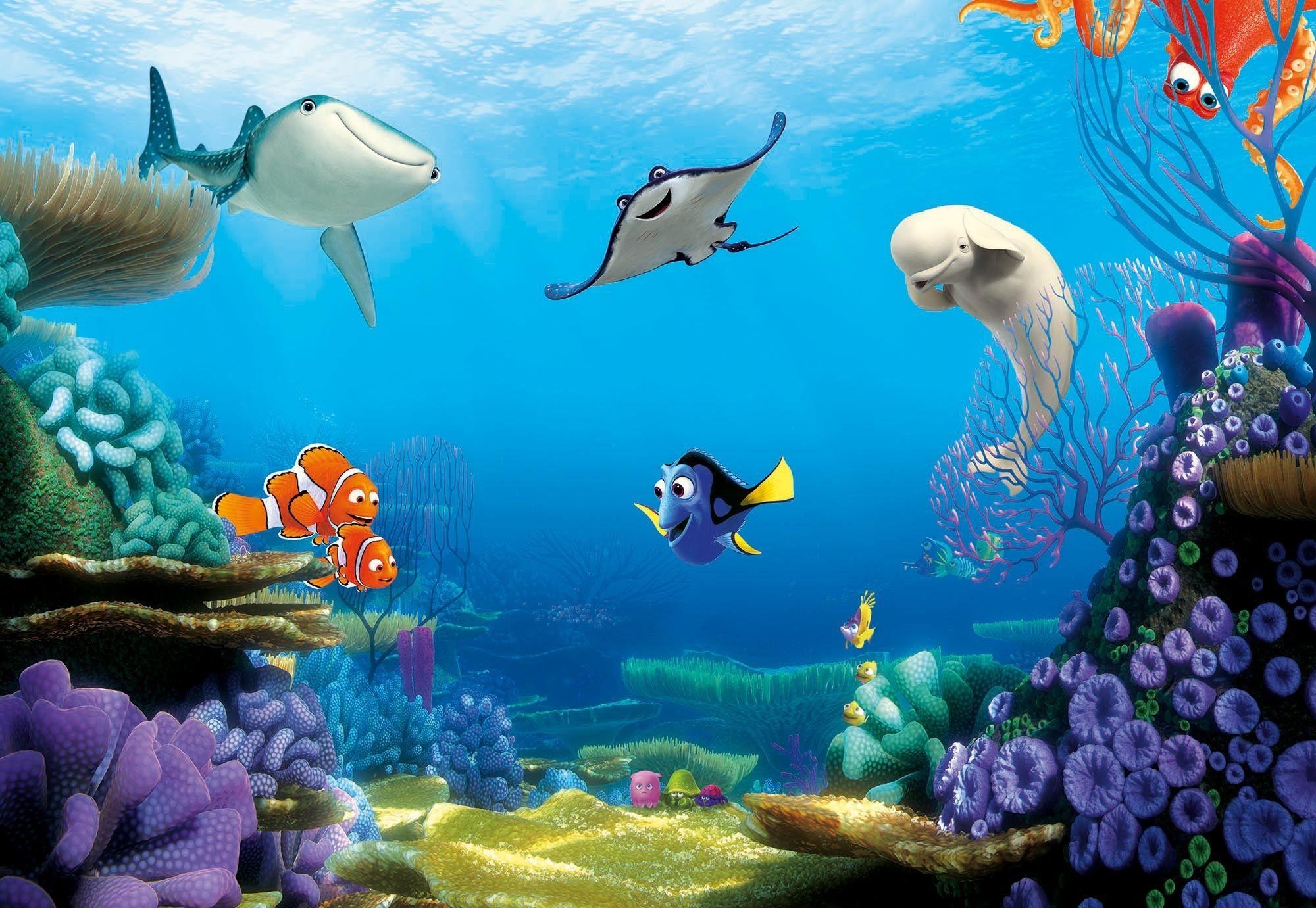 Findet Nemo, Cartoon-PC, Unterwasserwelt Pixar, 2000x1390 HD Desktop