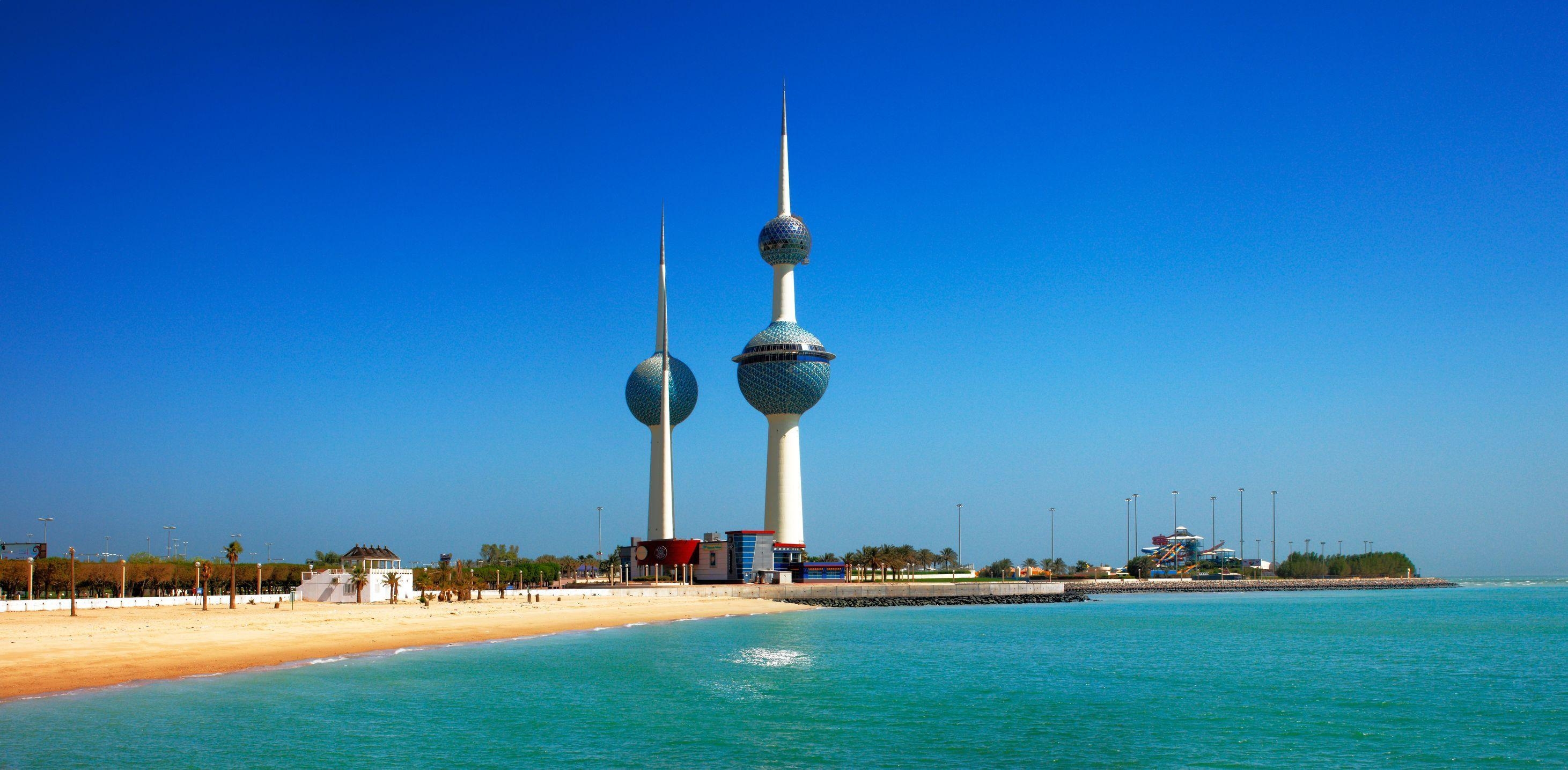 Kuwait 4K, Reise, Landschaft, modernes Stadtbild, 2930x1440 Dual Screen Desktop