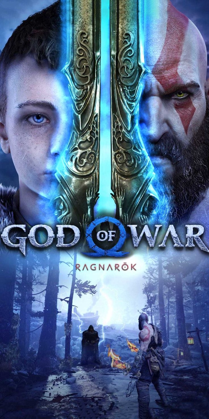 God of War, Ragnarök, PS5, Gaming, Abenteuer, 740x1480 HD Handy