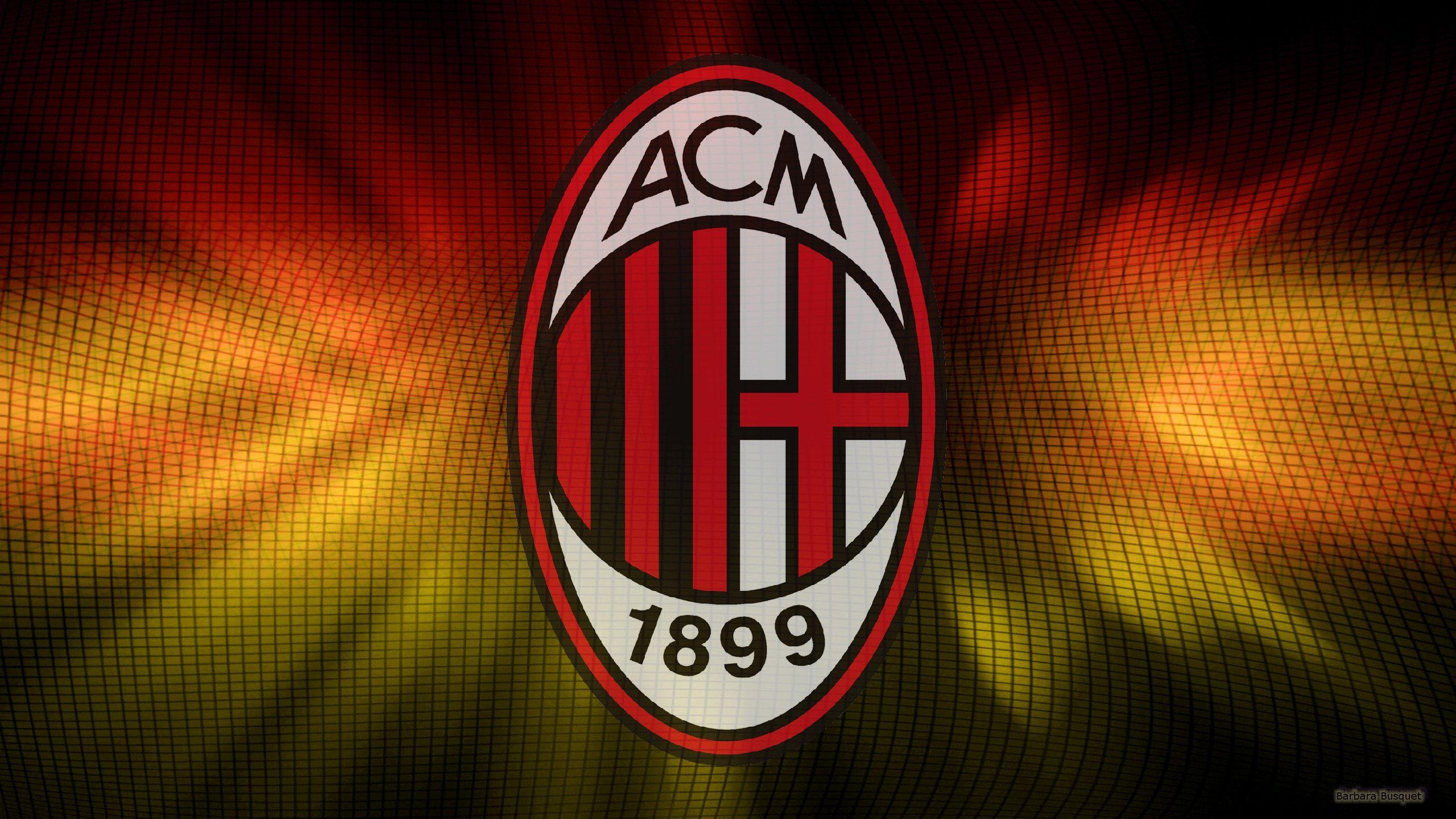 AC Milan Logo, Rossoneri, San Siro Stadion, Fußball, Italien, 2560x1440 HD Desktop