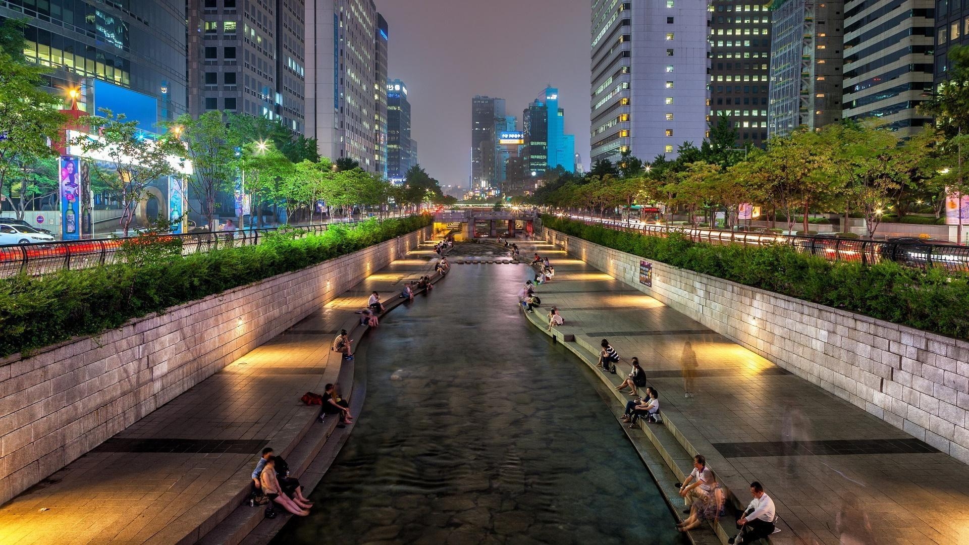 Korea, Stadtlandschaften, Brücke, Südkorea, Skyline, 1920x1080 Full HD Desktop