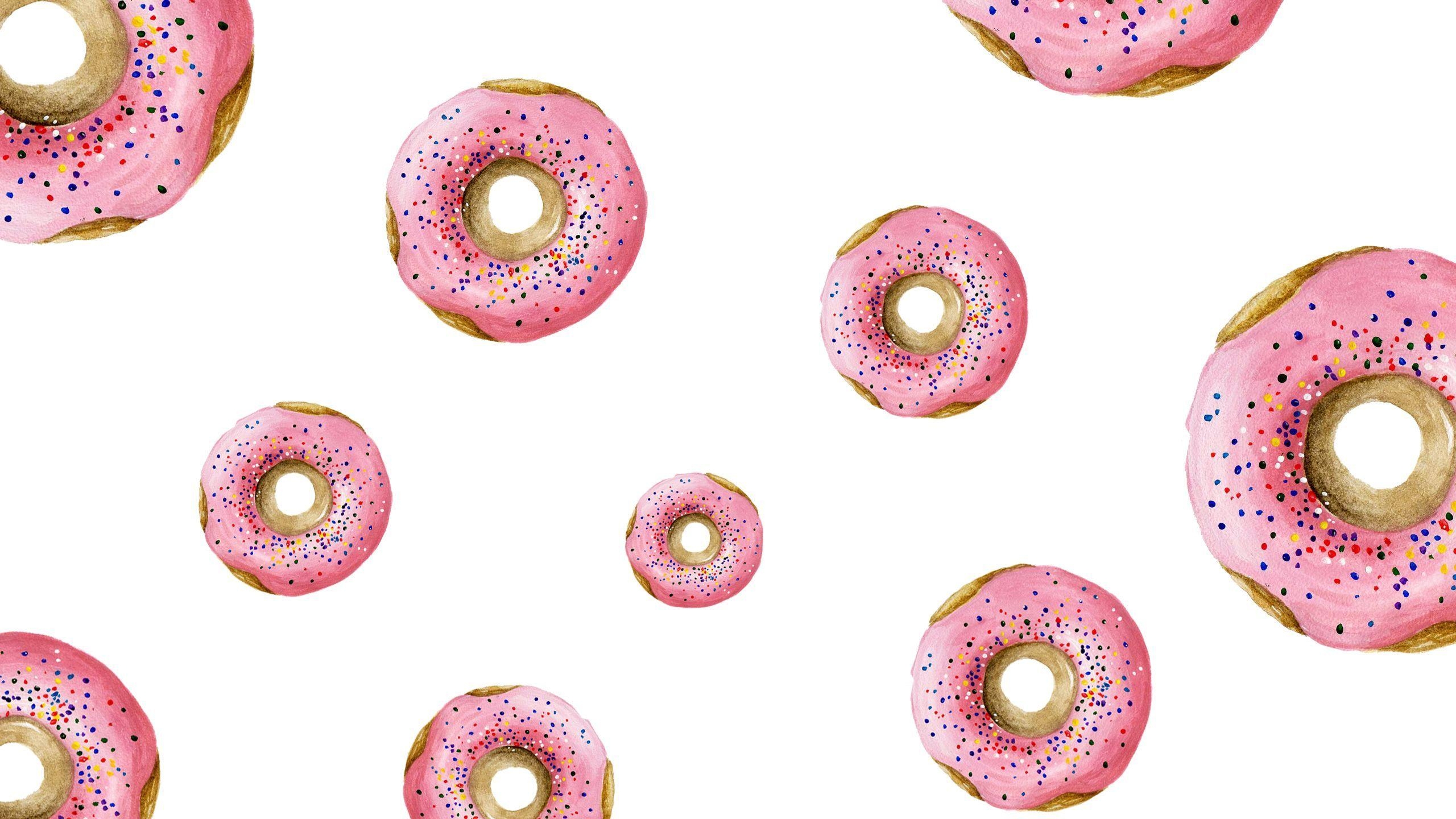 Donut, Download, Hintergrund, Bild, Design, 2560x1440 HD Desktop