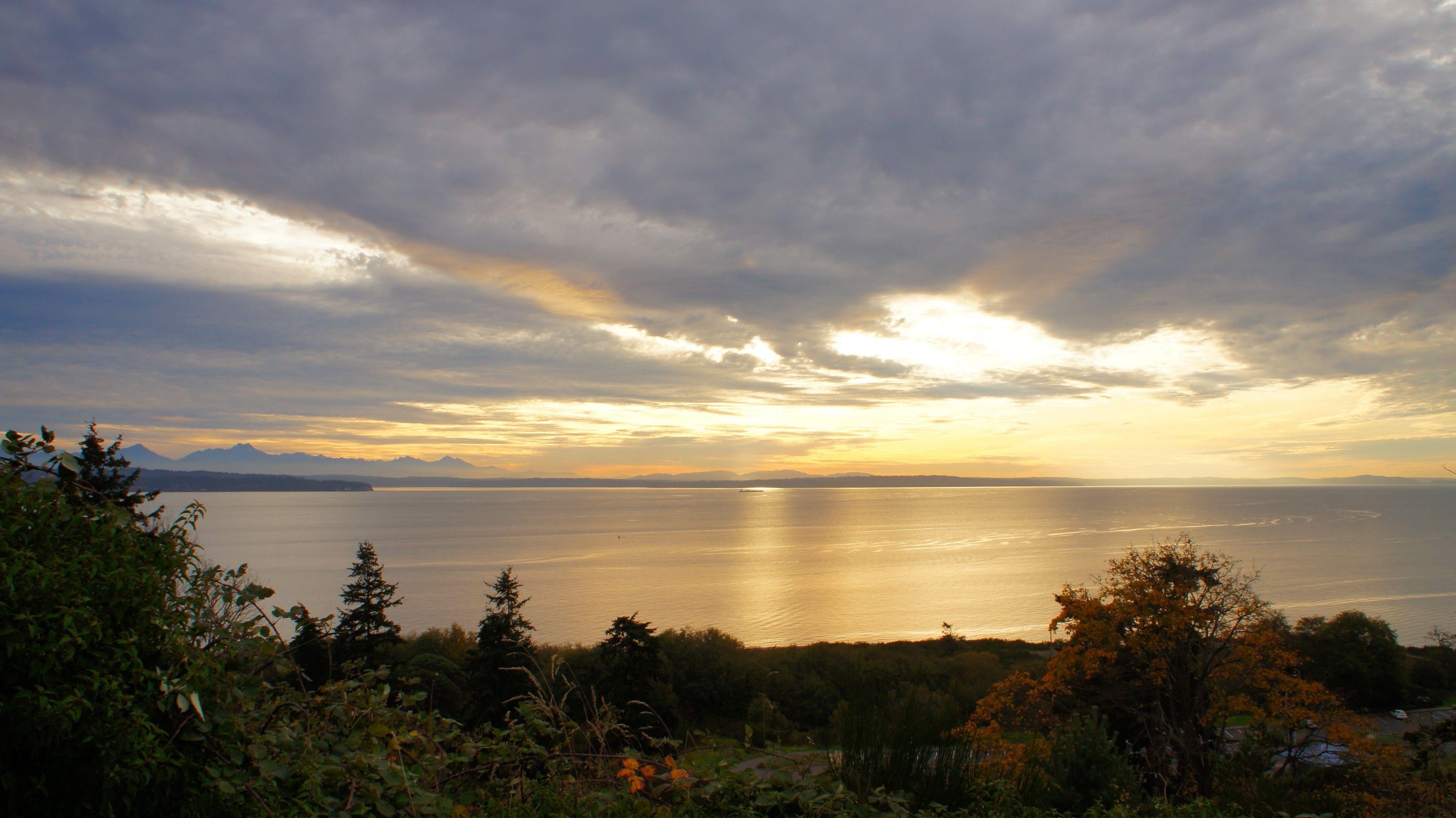 Landschaft, Strand, Sonnenuntergang, Washington State, Natur, 4920x2760 4K Desktop