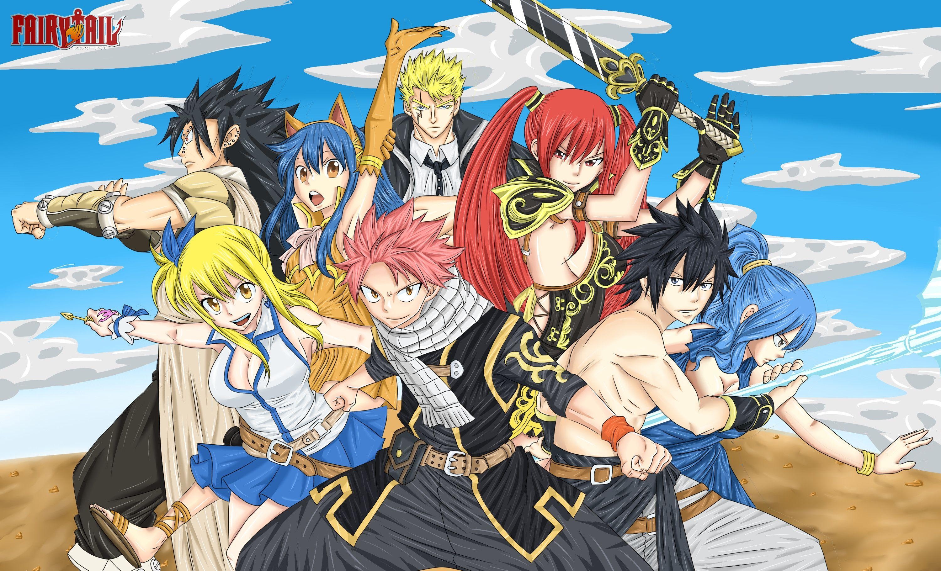 Chibi Fairy Tail, Anime, HD, Fairy Tail, Wallpaper, 3000x1830 HD Desktop