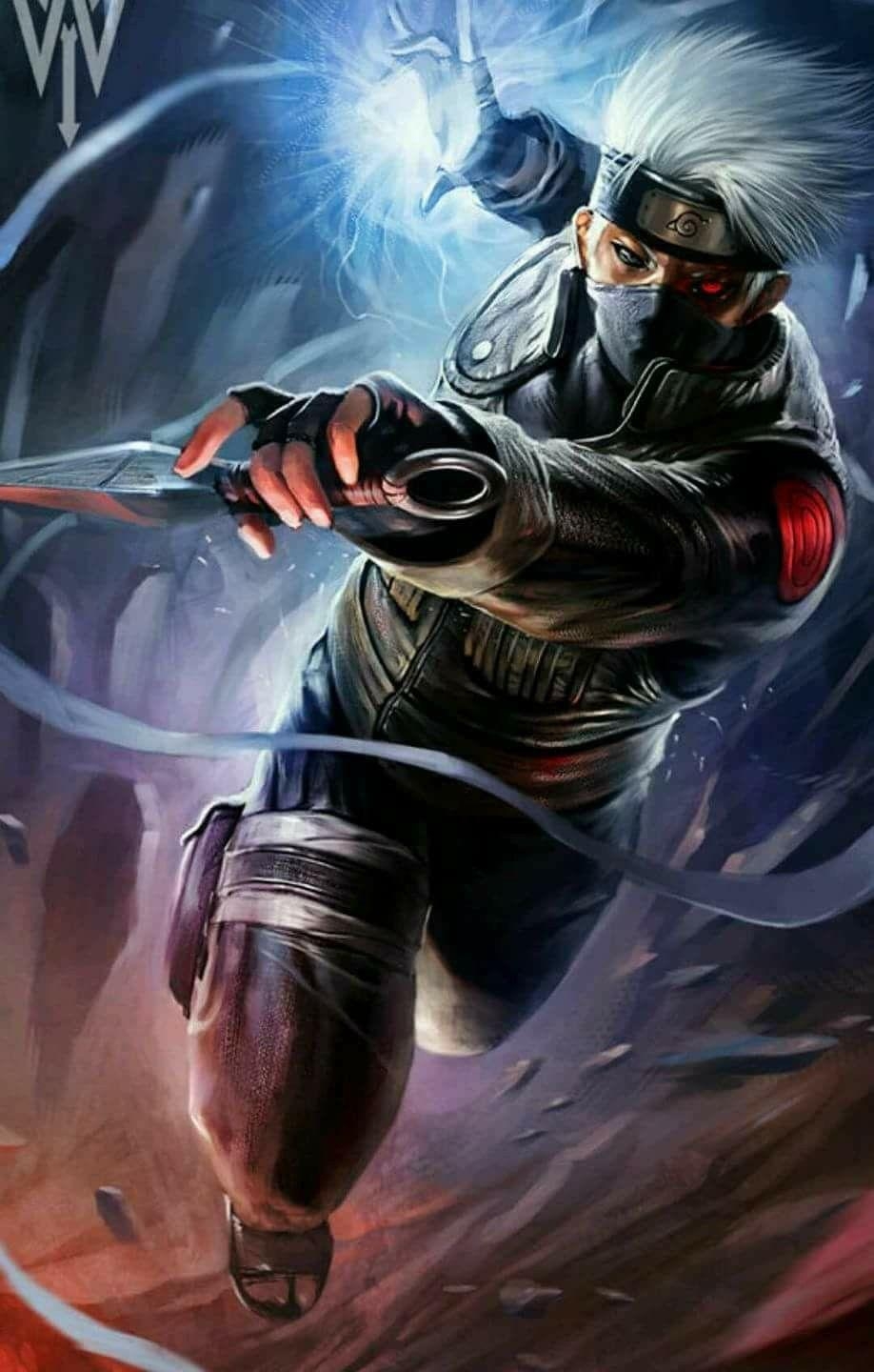 Kakashi Hatake, Realistisch, Sharingan, Anime, Epos, 920x1440 HD Handy