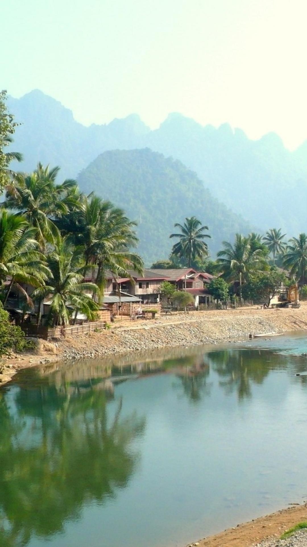 Laos, Natur, Reise, Abenteuer, Kultur, 1080x1920 Full HD Handy