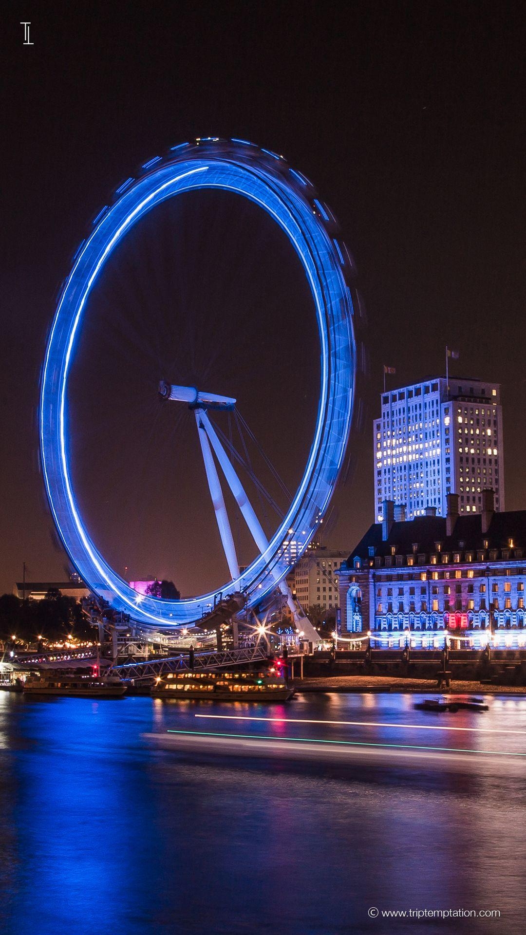 London Eye, Reisen, iPhone, England, Sehenswürdigkeit, 1080x1920 Full HD Handy