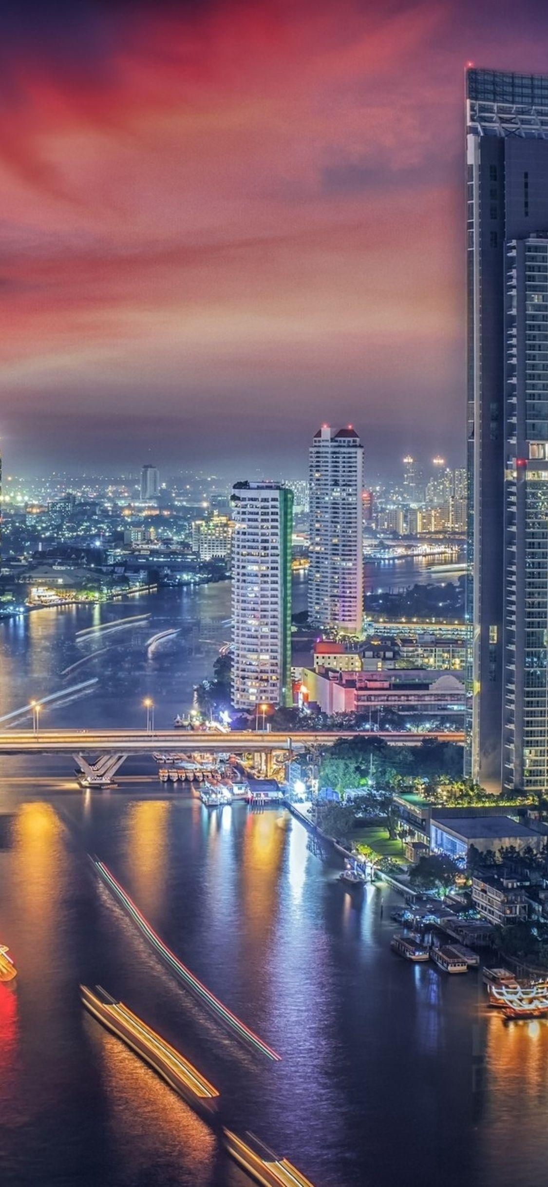 Bangkok, Schöne Stadt, iPhone XS, Asien, Reisen, 1130x2440 HD Handy