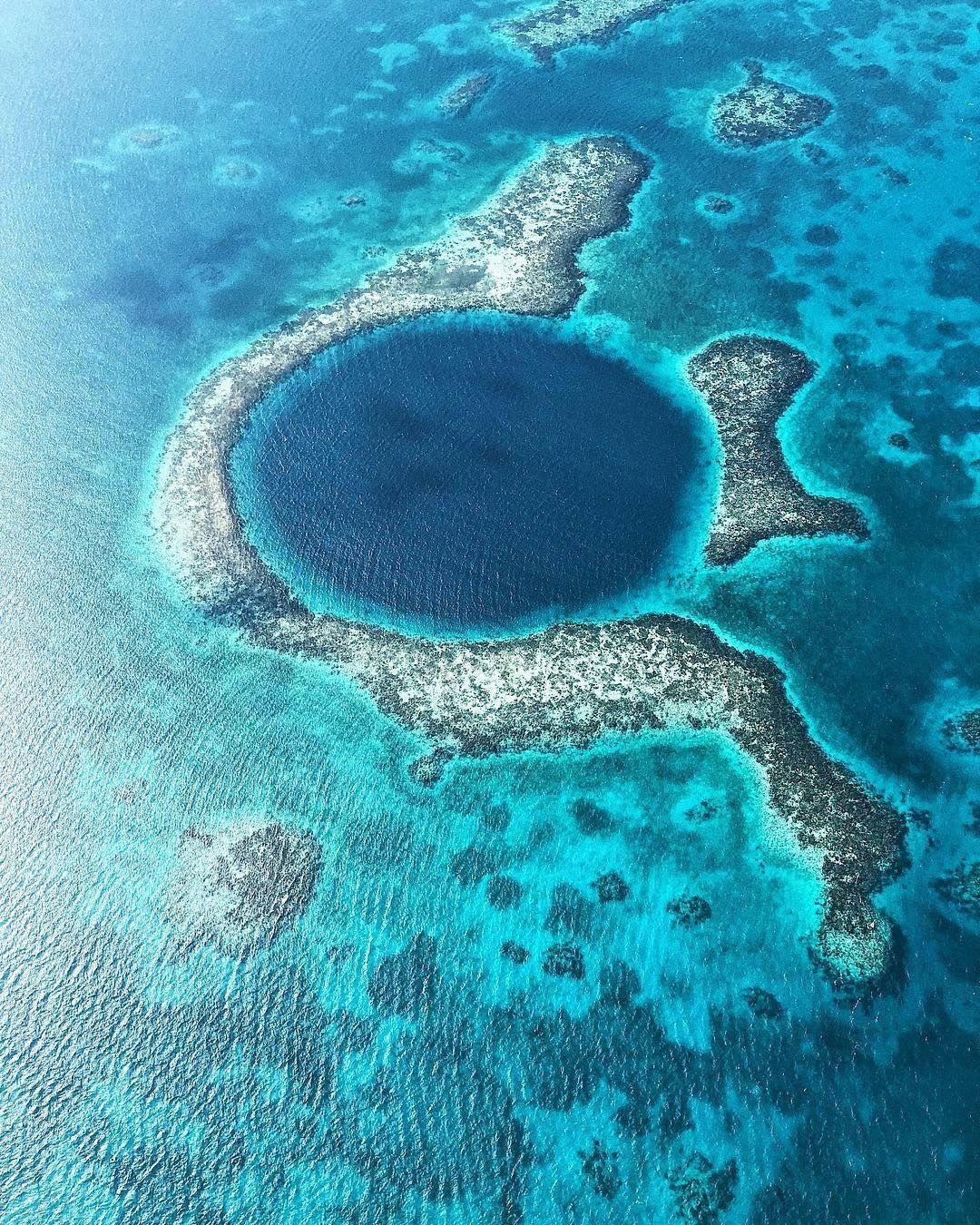 Belize, Great Blue Hole, Reisen, Sehenswürdigkeiten, Natur, 1080x1350 HD Handy