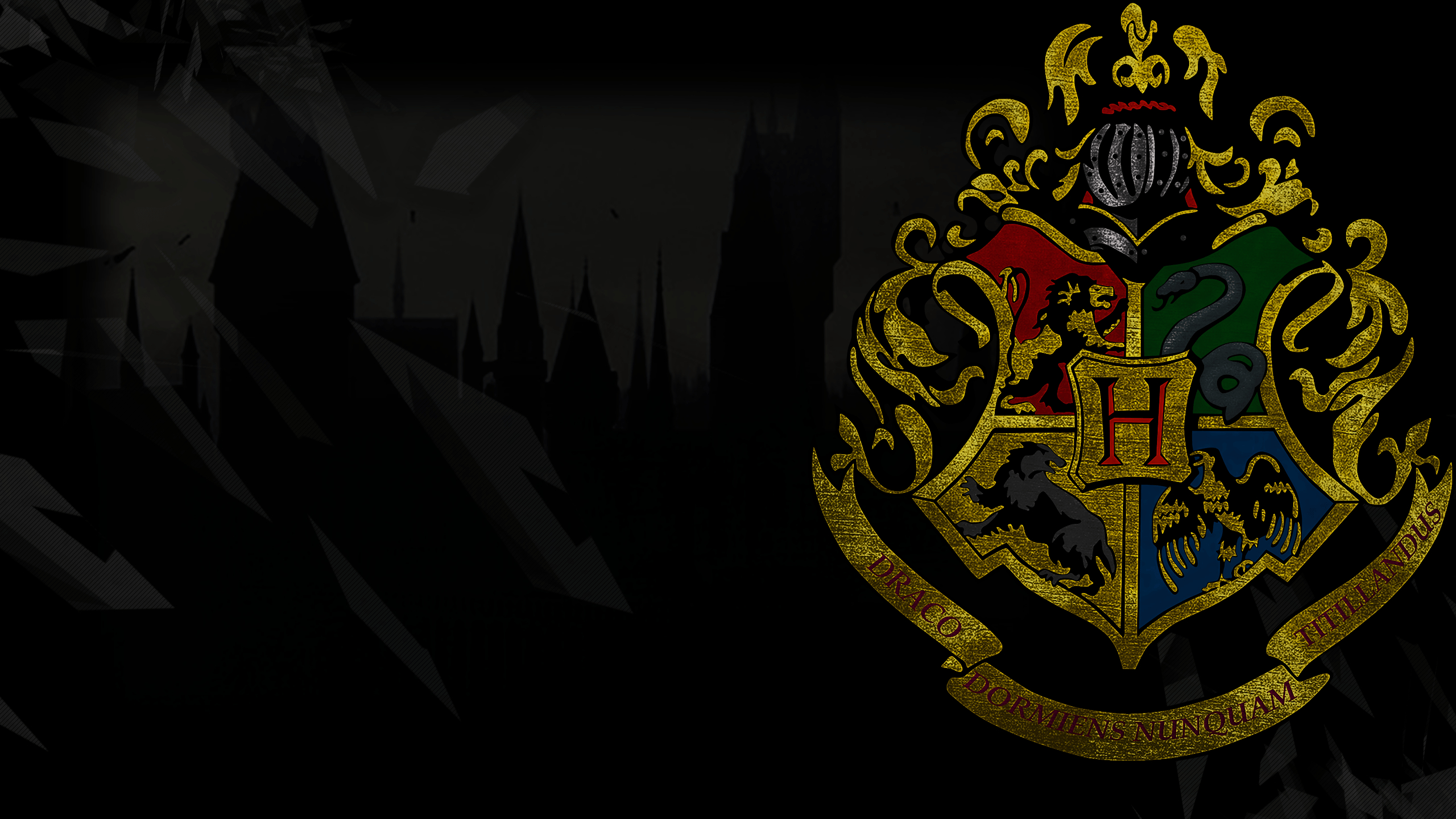 Hogwarts, Häuser, Gryffindor, Slytherin, Zauberei, 2560x1440 HD Desktop