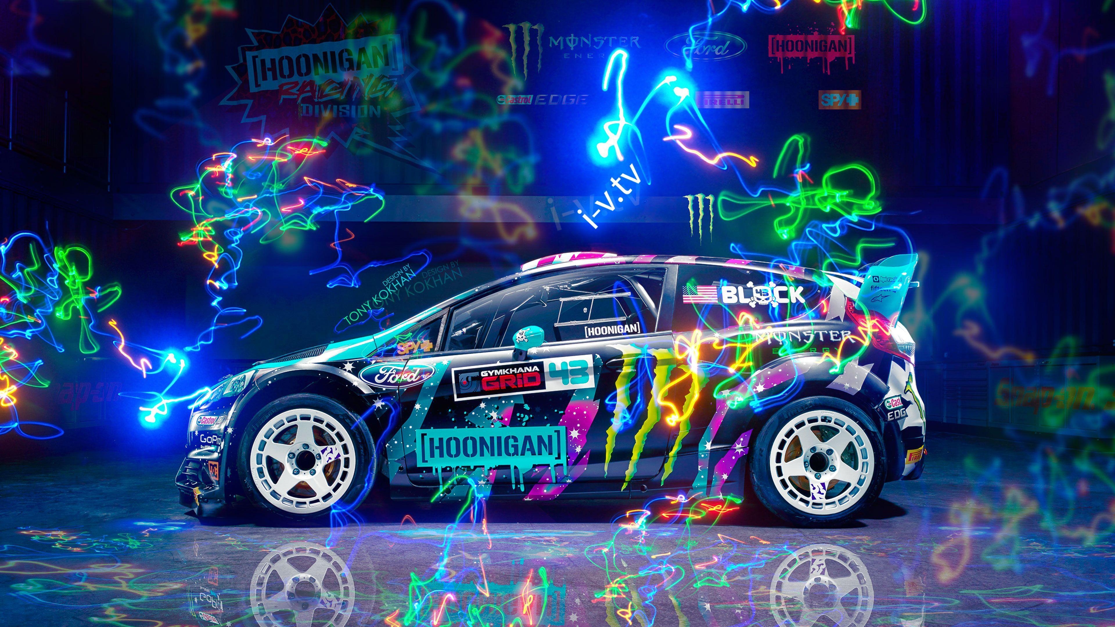 Ford Fiesta ST, Hoonigan, RX43, 4K, Ken Block, 3840x2160 4K Desktop